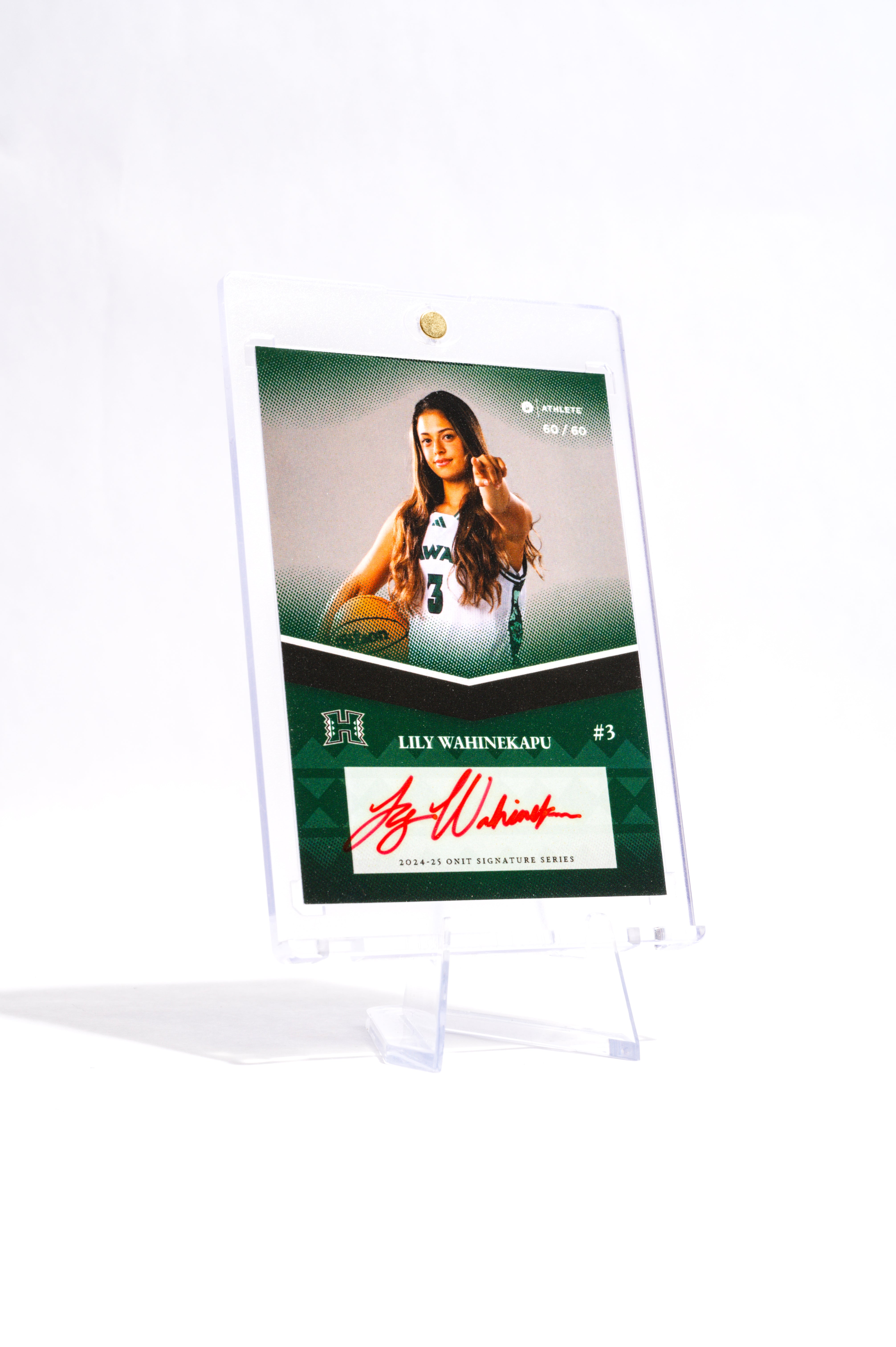 University of Hawaii® 2024-25 Women's Basketball Trading Cards - Platinum Box with Guaranteed Autograph