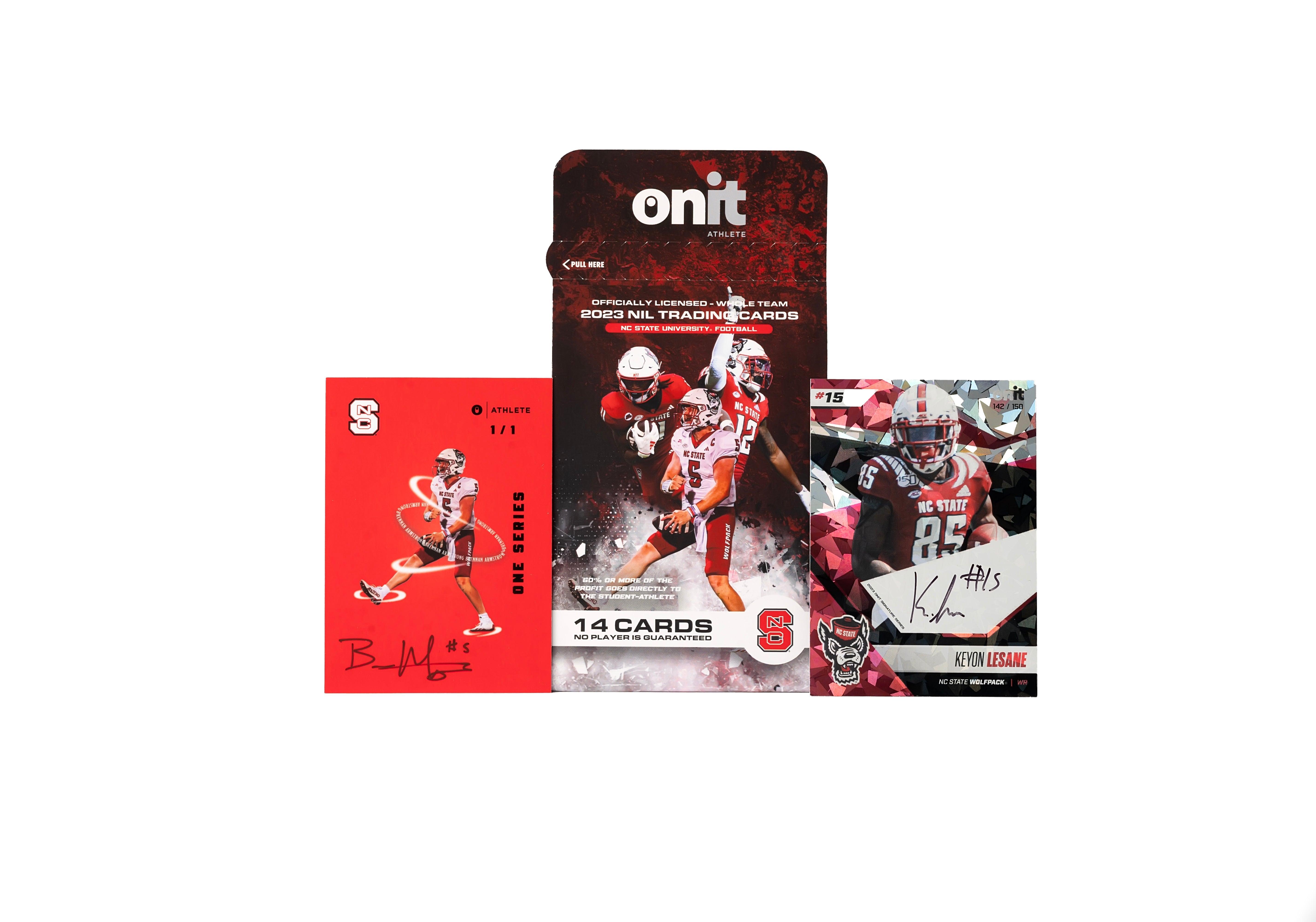 NC State® NIL Football - 2023 Trading Cards - Single Pack with GUARANTEED AUTO