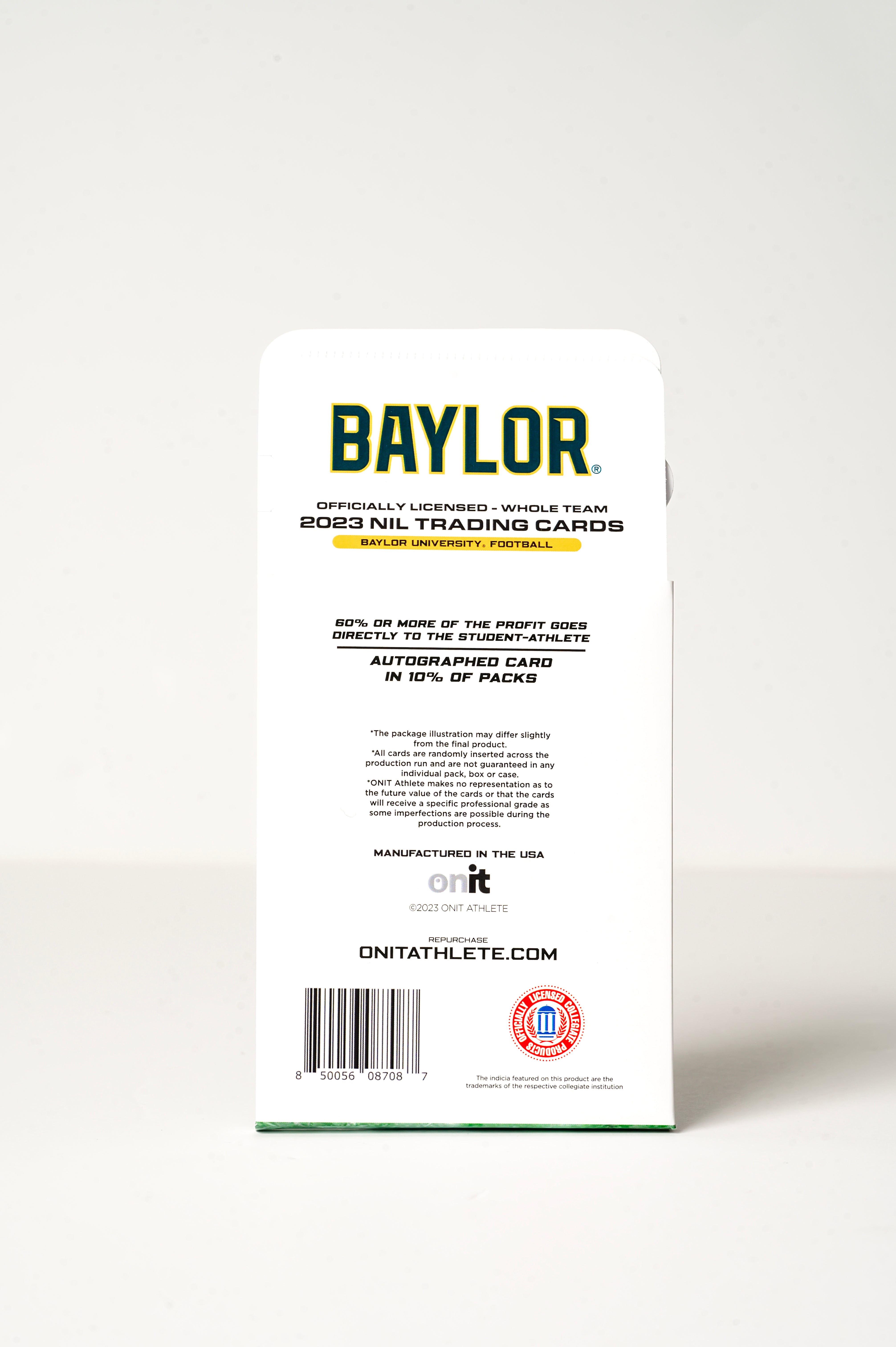 Baylor University® NIL Football - 2023 Trading Cards - Single Pack with Guaranteed Auto