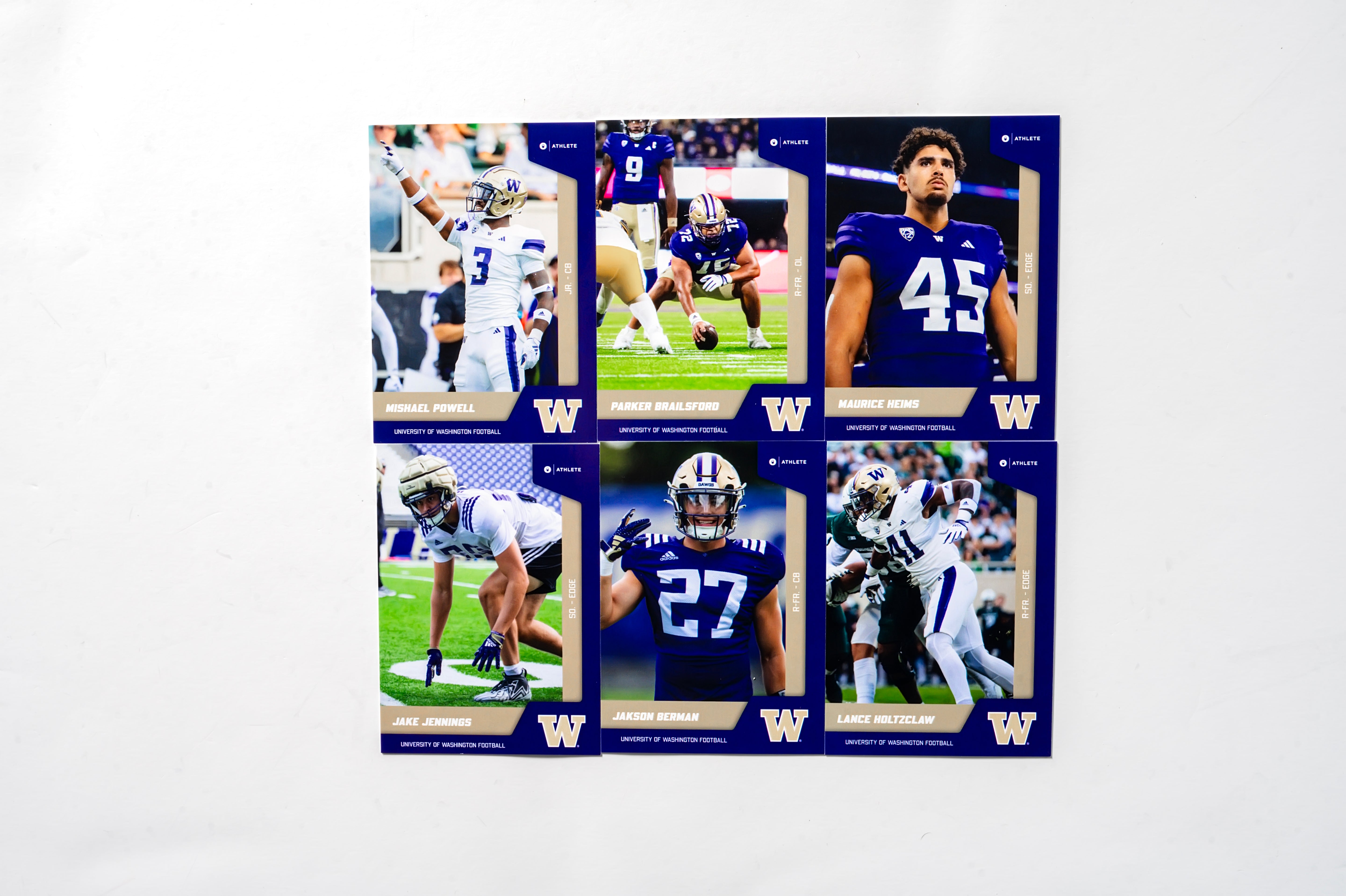 University of Washington® NIL Football - 2023 Trading Cards - Single Pack