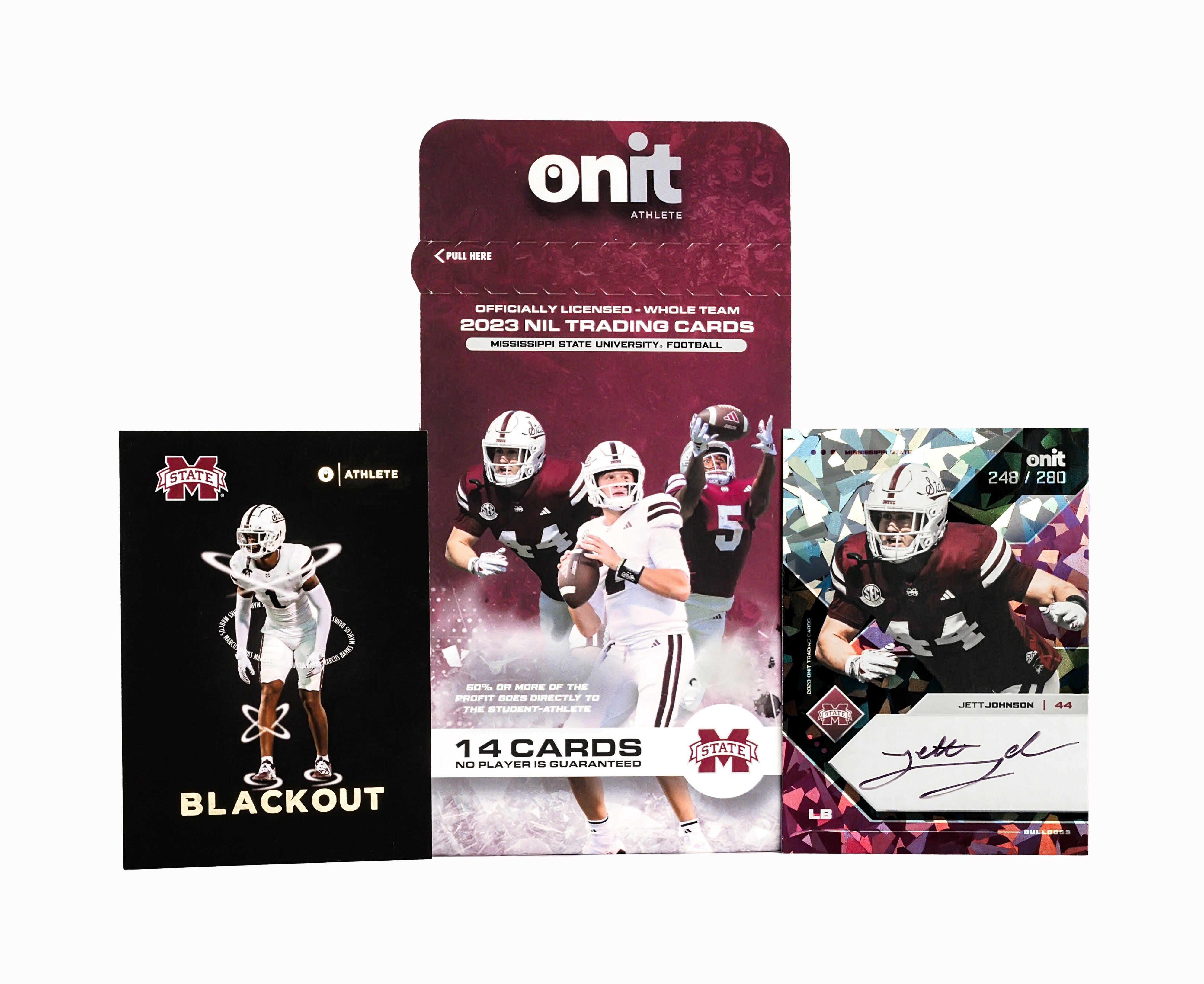Mississippi State University® NIL Football - 2023 Trading Cards - Single Pack