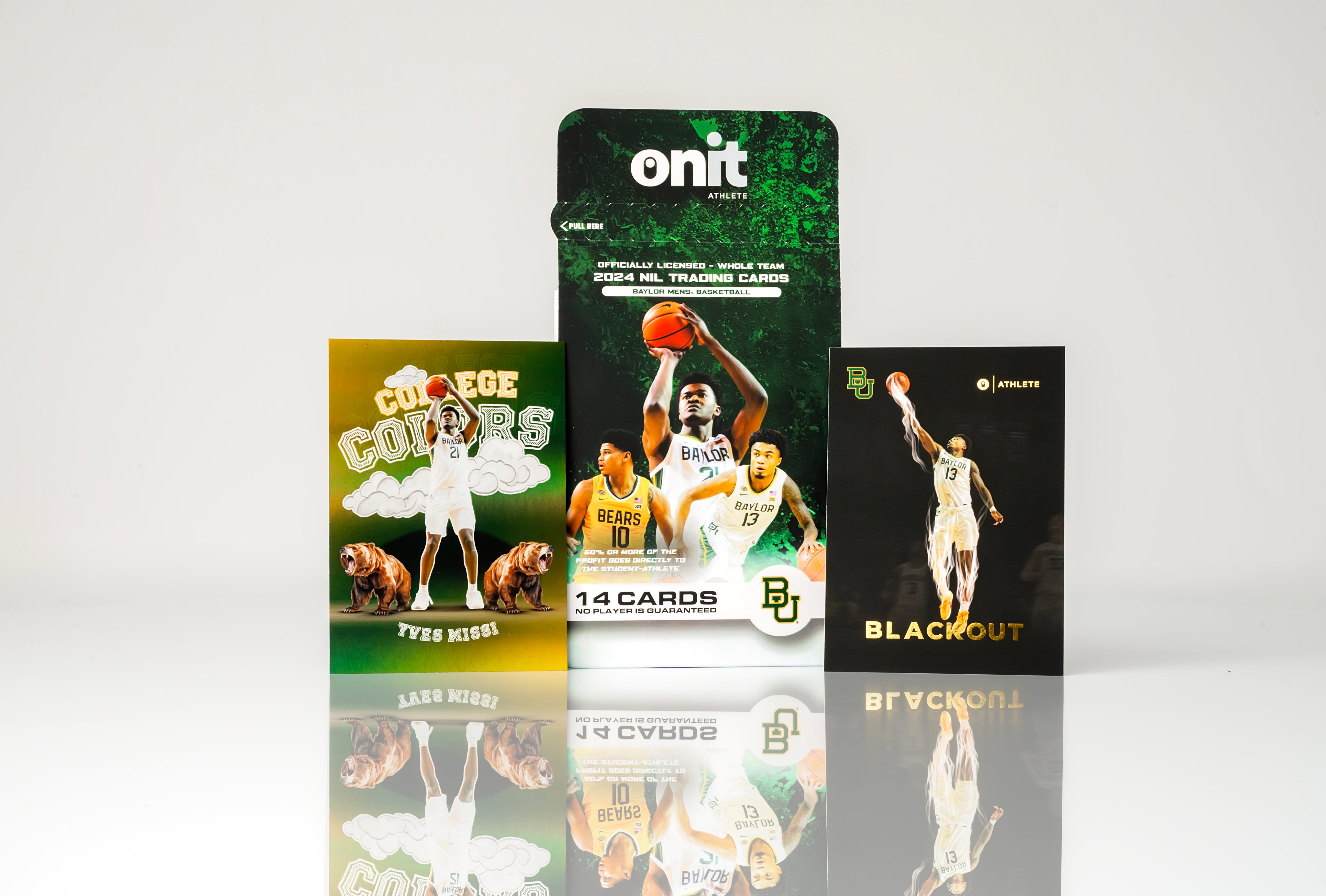 Baylor University® NIL Men's Basketball - 2023-24 Signature Trading Cards - Single Pack