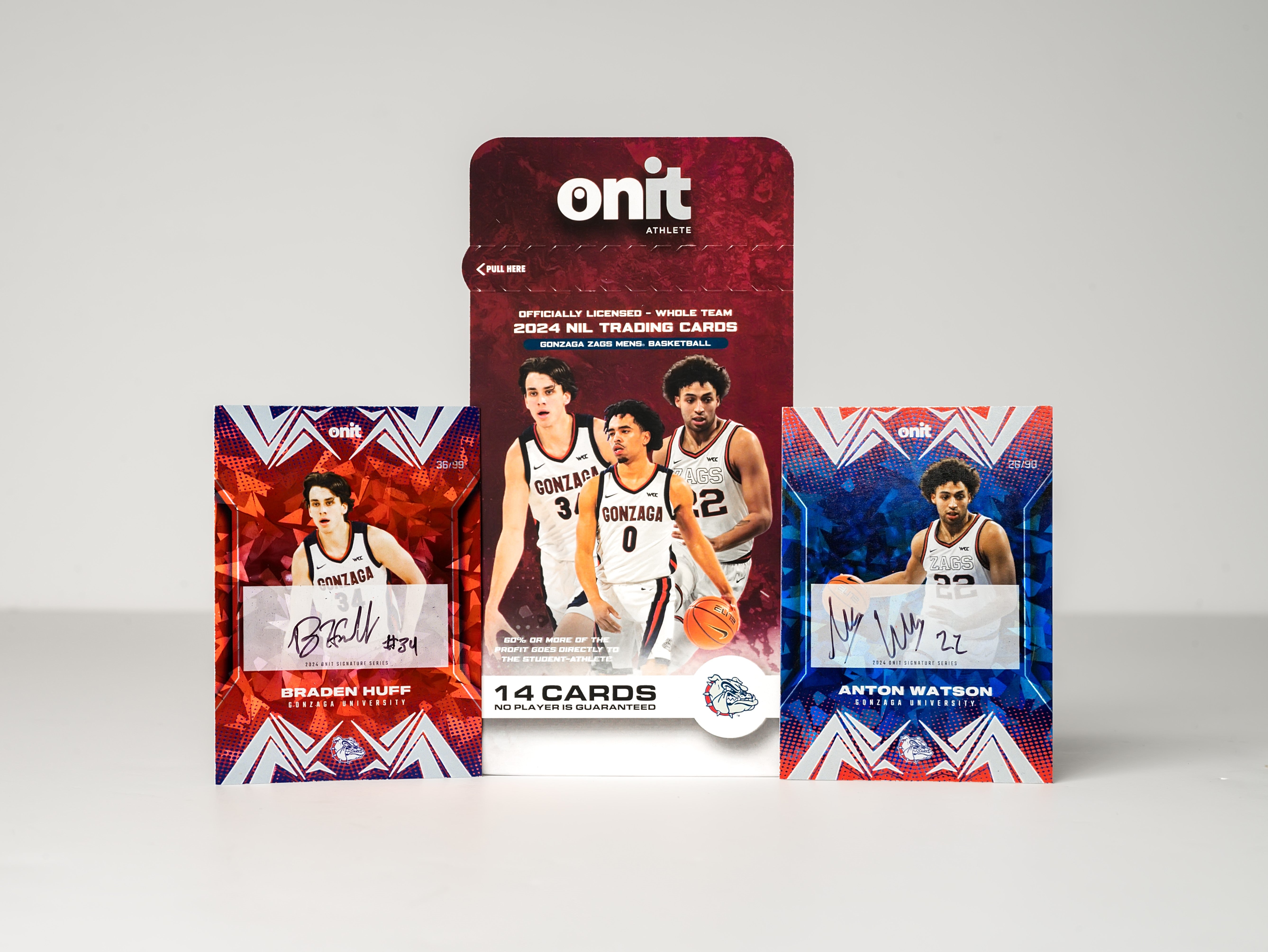 Gonzaga University® NIL Men's Basketball - 2023-24 Signature Trading Cards - Single Pack