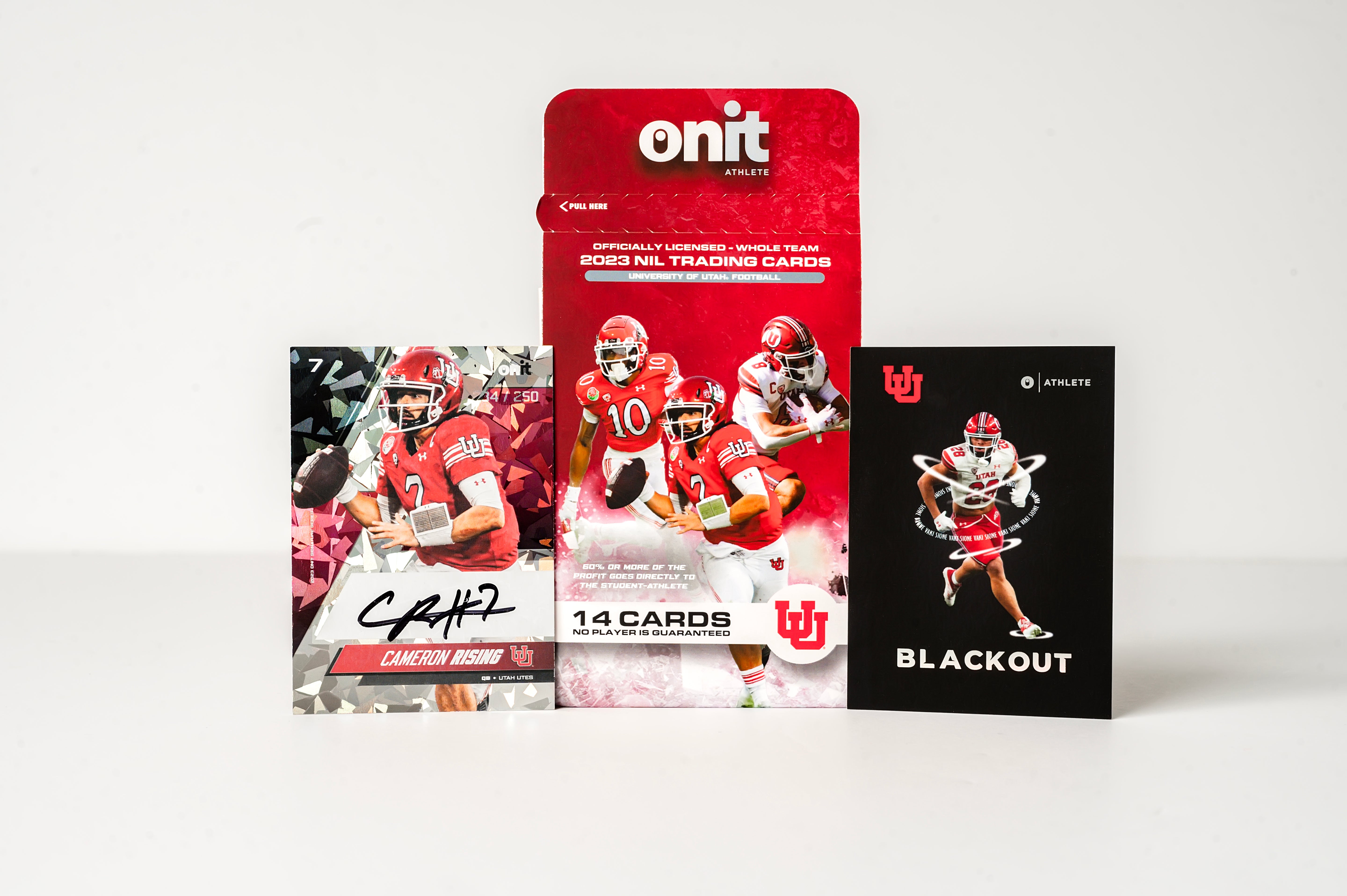 University of Utah® NIL Football - 2023 Trading Cards - Single Pack with GUARANTEED AUTO