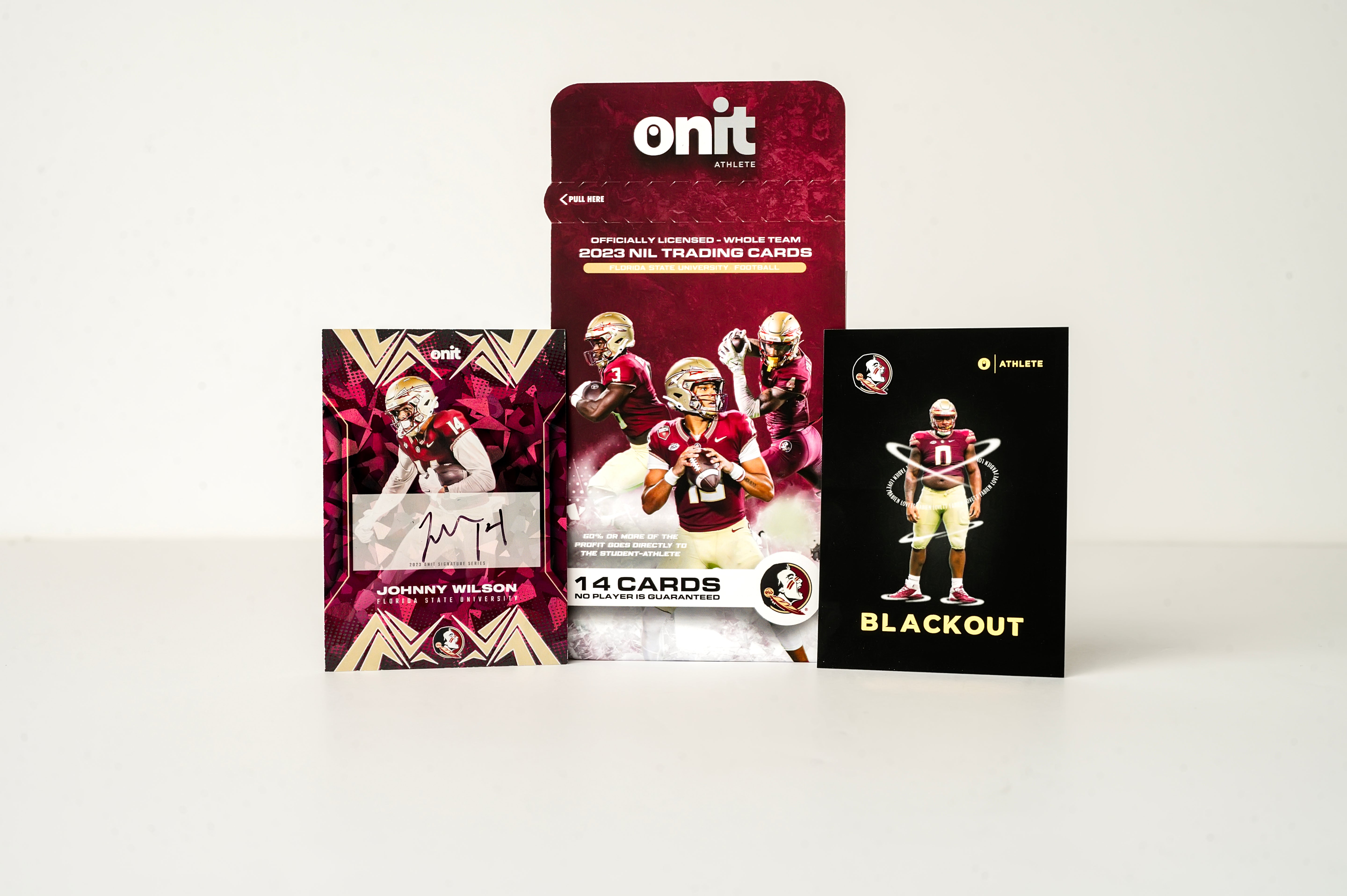 Trio Bundle - Florida State University Football - 3 Packs with a GUARANTEED AUTOGRAPH