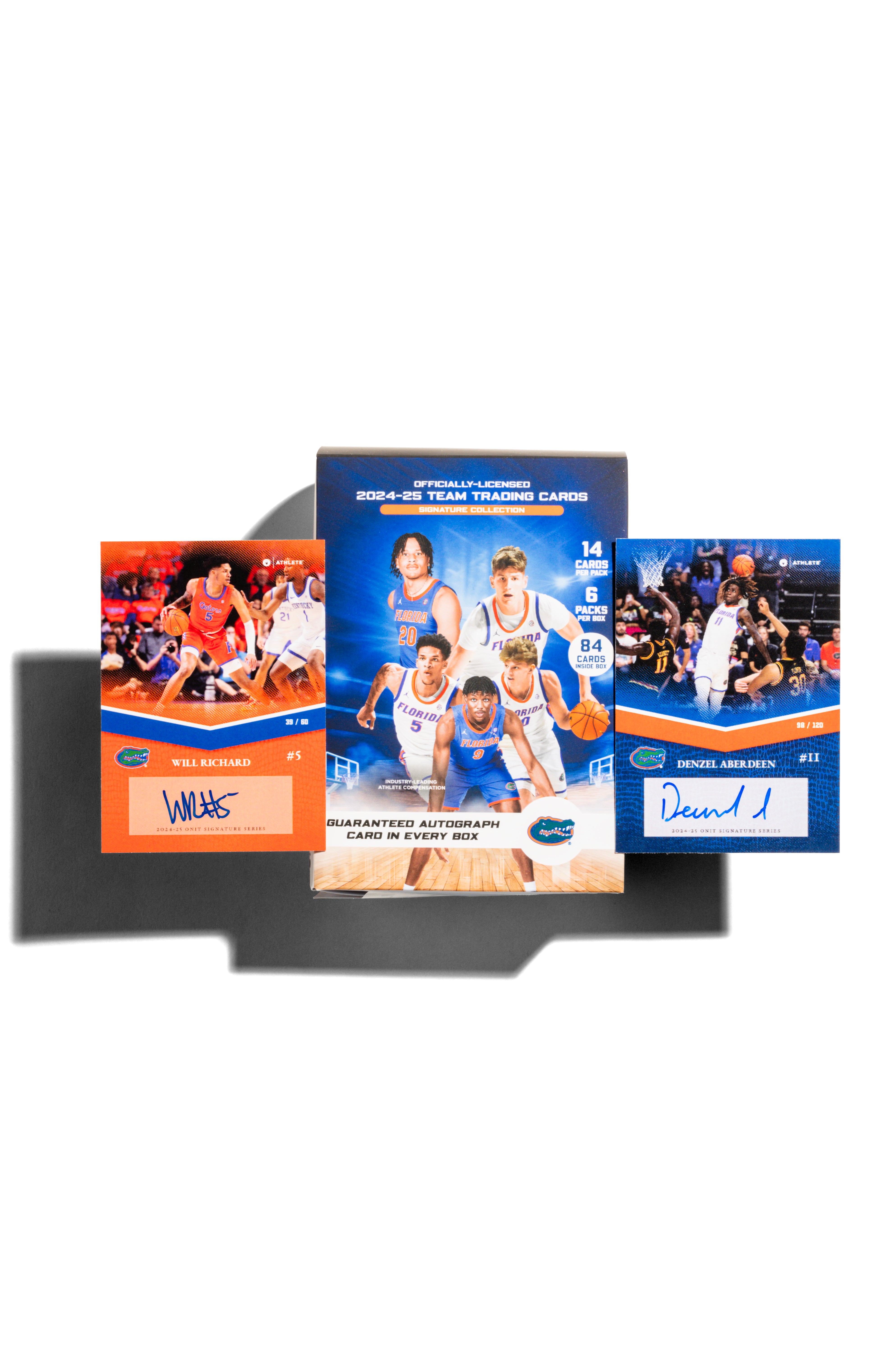 University of Florida® NIL Men's Basketball - 2024-25 Signature Trading Cards - Platinum Box with Guaranteed Autograph