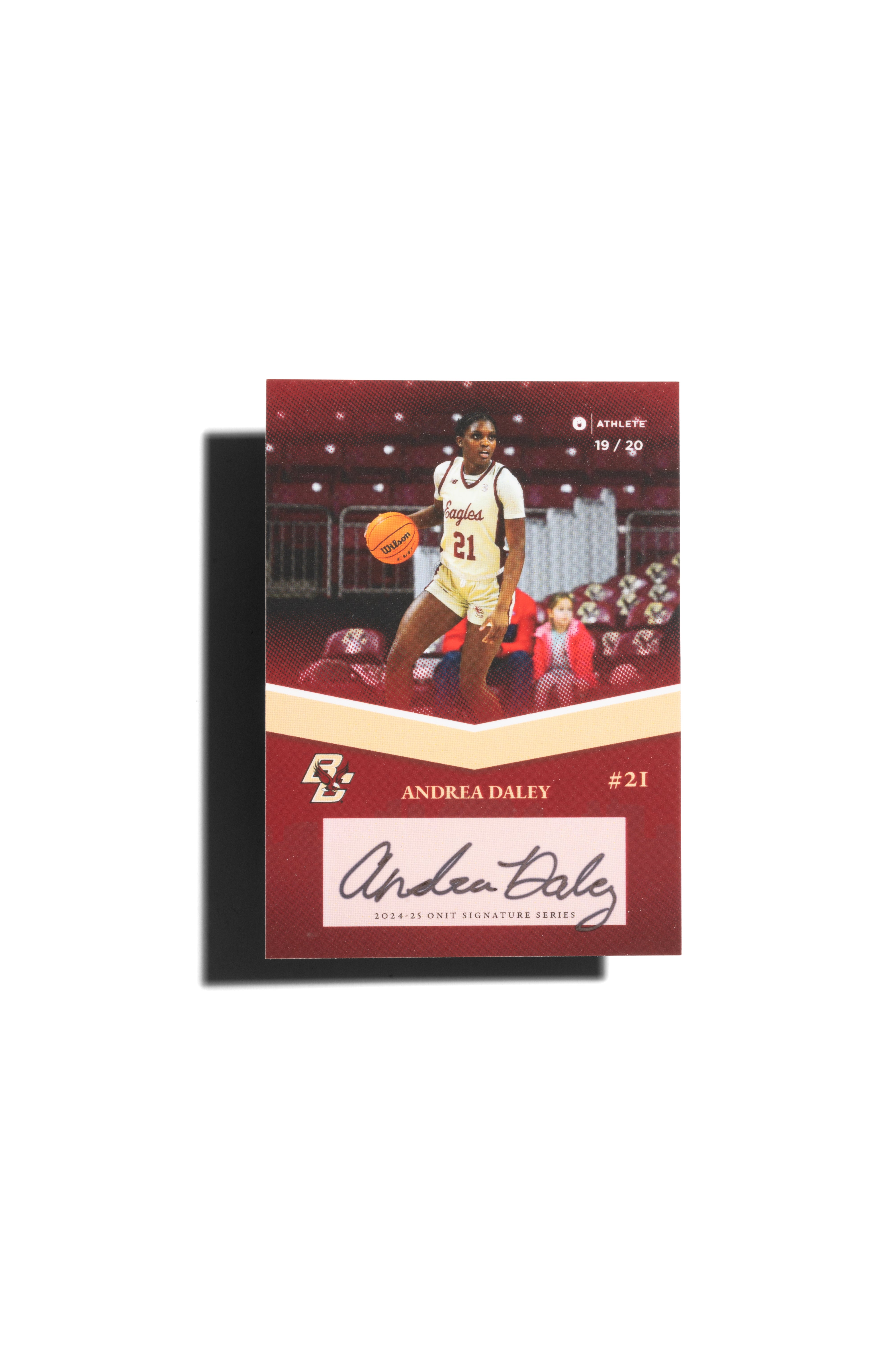 Boston College® 2024-25 Women's Basketball Trading Cards - Platinum Box with Guaranteed Autograph