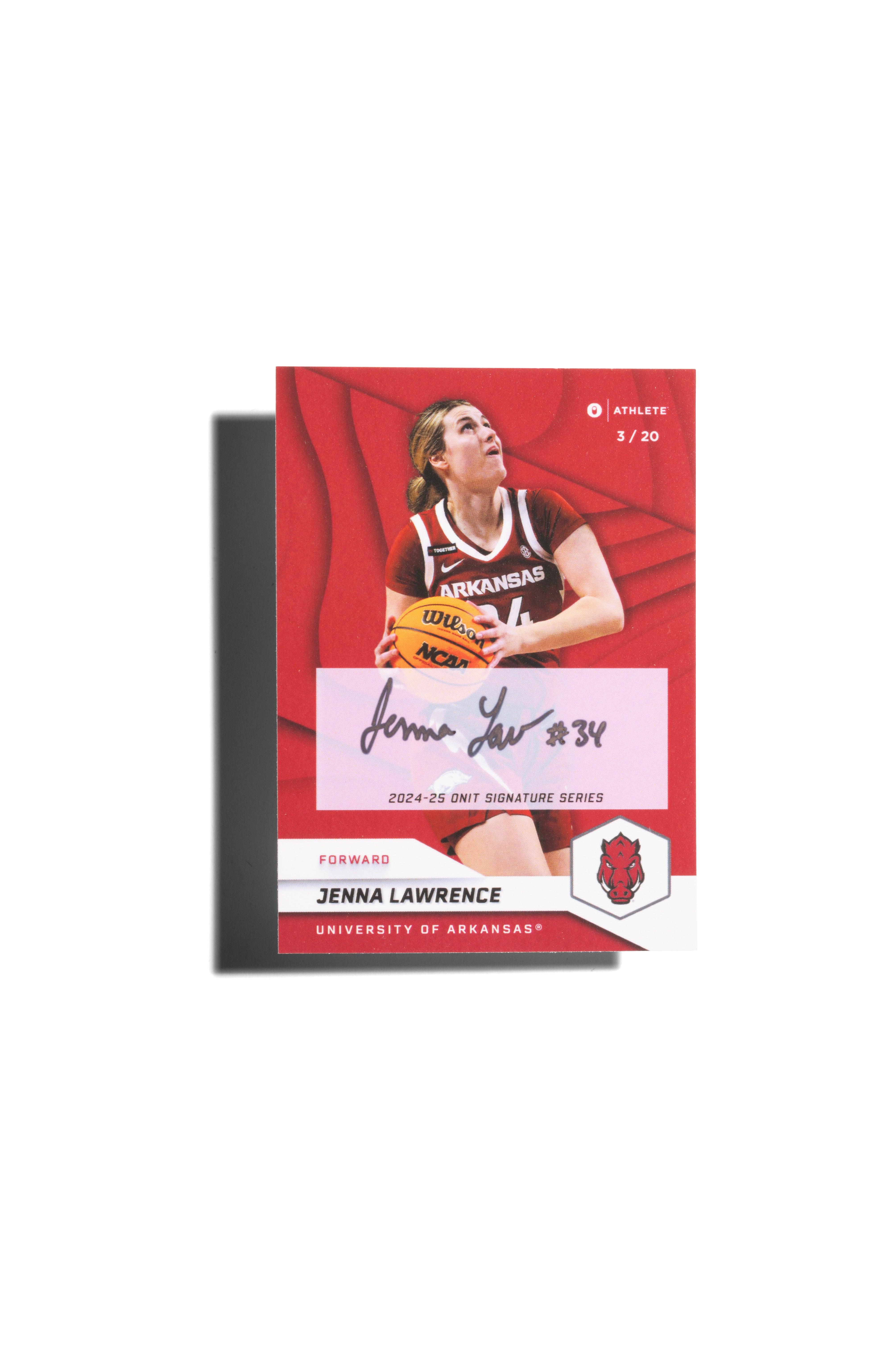 University of Arkansas® 2024-25 Women's Basketball Trading Cards - Single Pack