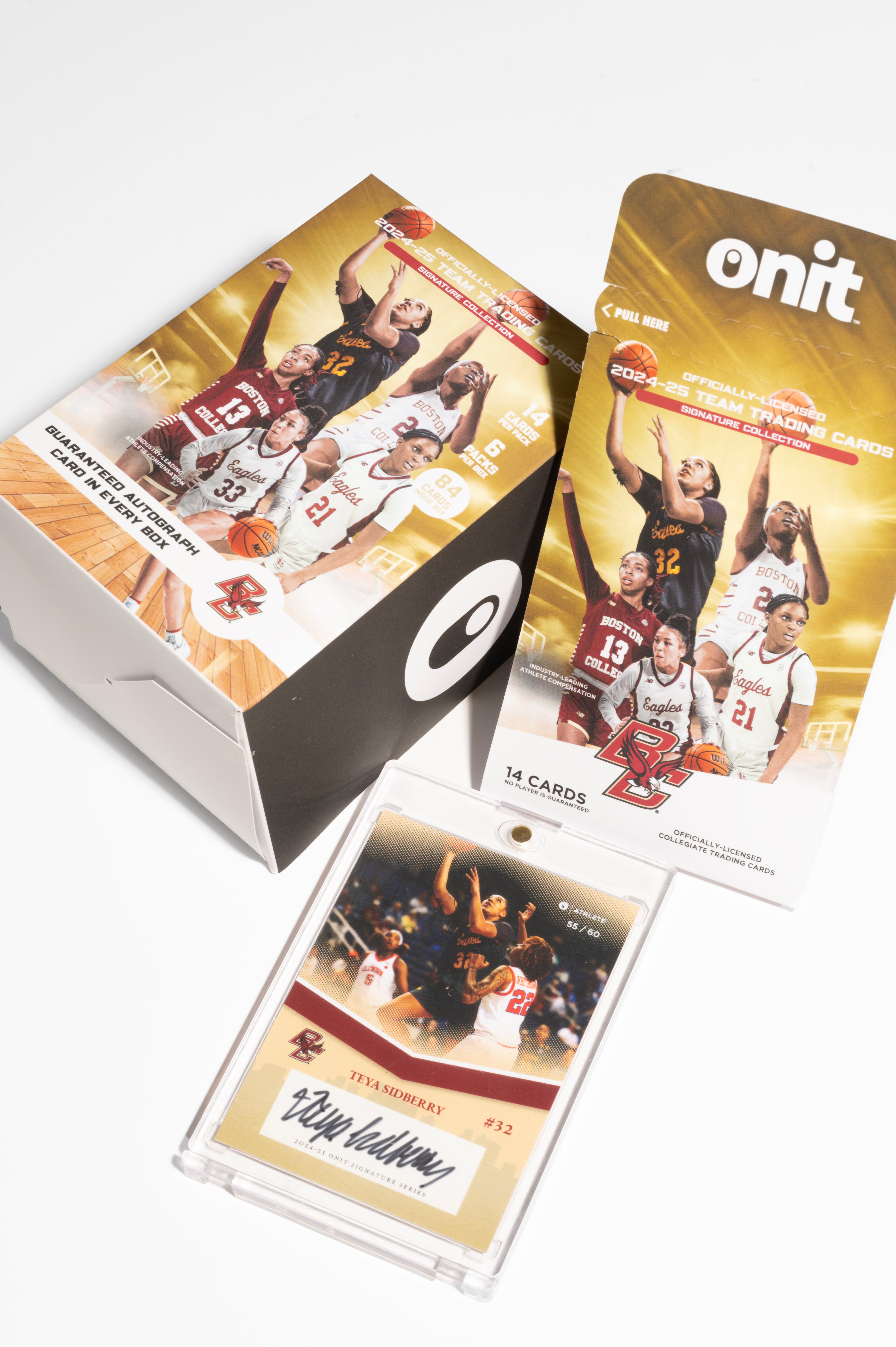 Boston College® 2024-25 Women's Basketball Trading Cards - Platinum Box with Guaranteed Autograph