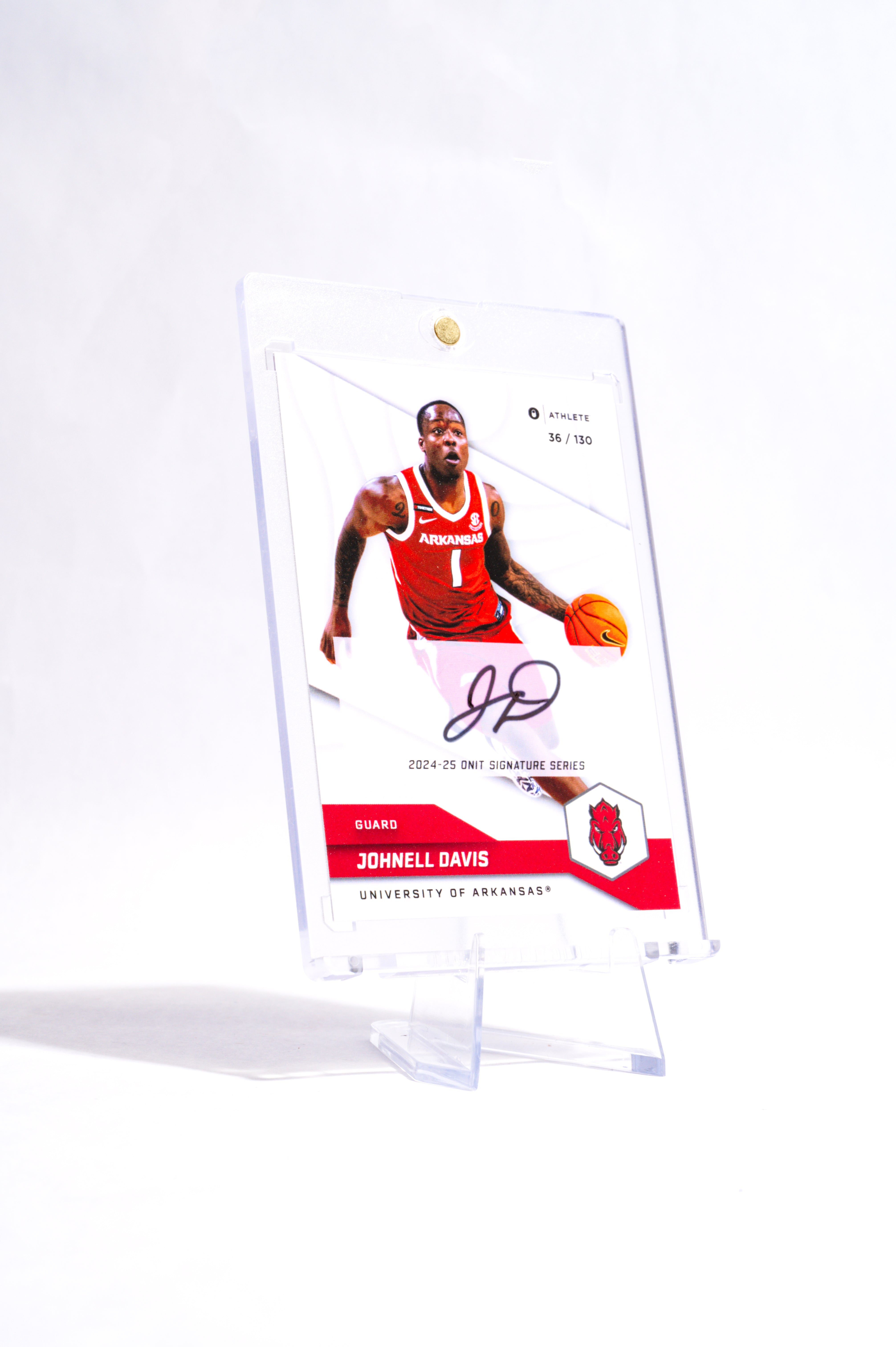 University of Arkansas® 2024-25 Men's Basketball Trading Cards - Platinum Box with Guaranteed Autograph