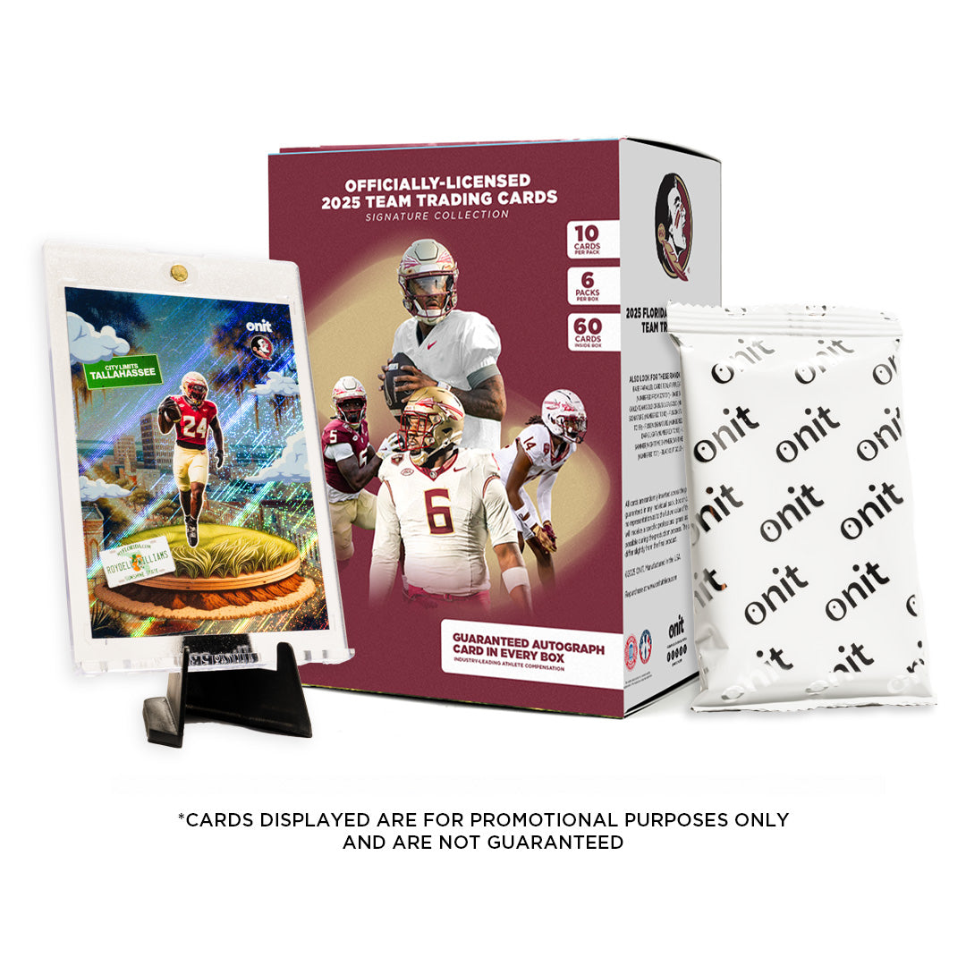 Florida State University Football 2025 Trading Cards - Platinum Box (G