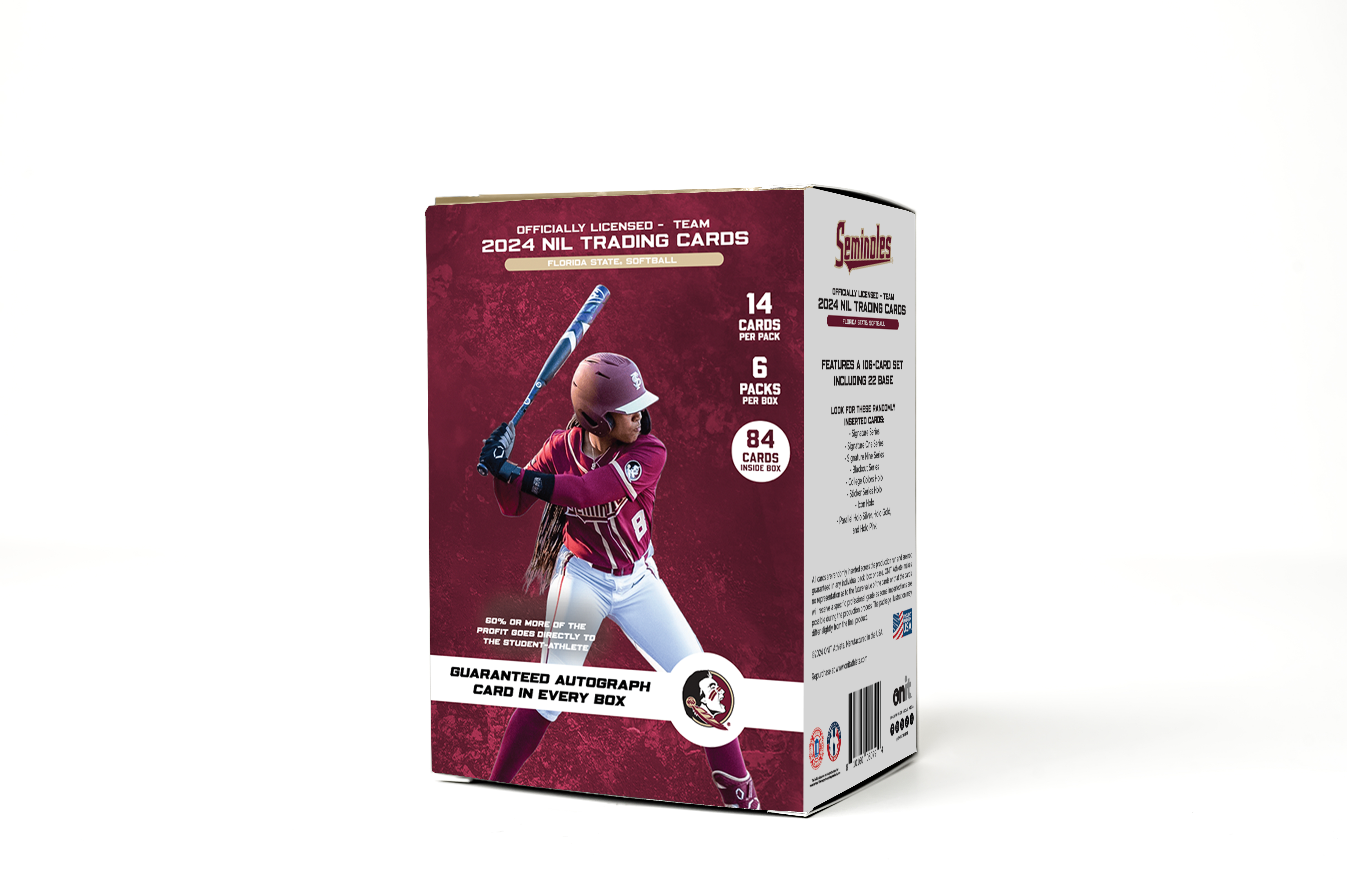 Florida State University® Platinum Box - NIL 2024 Women's Softball Trading Cards - GUARANTEED AUTOGRAPH