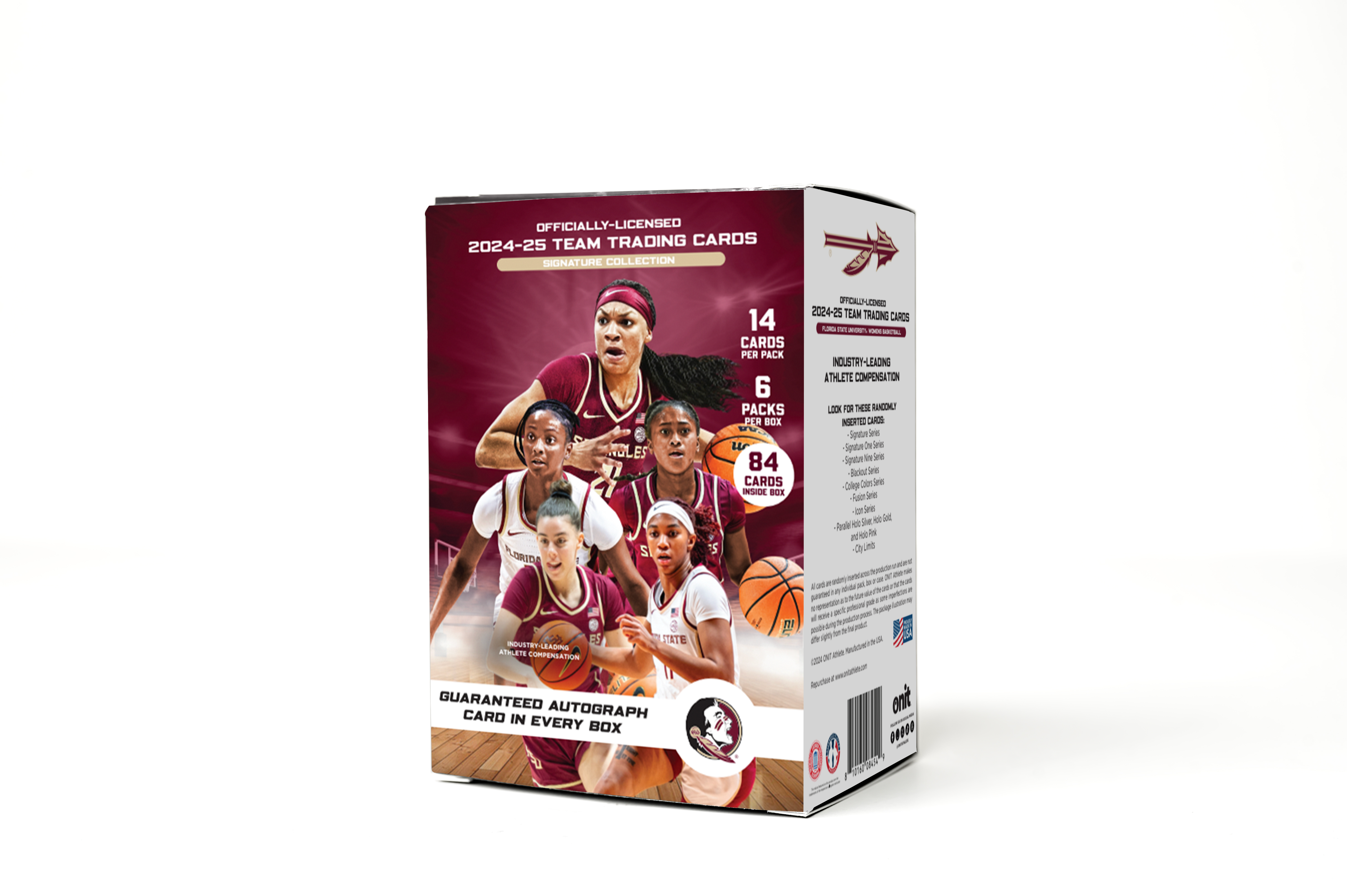 Florida State University® 2024-25 Women's Basketball Trading Cards - Platinum Box with Guaranteed Autograph