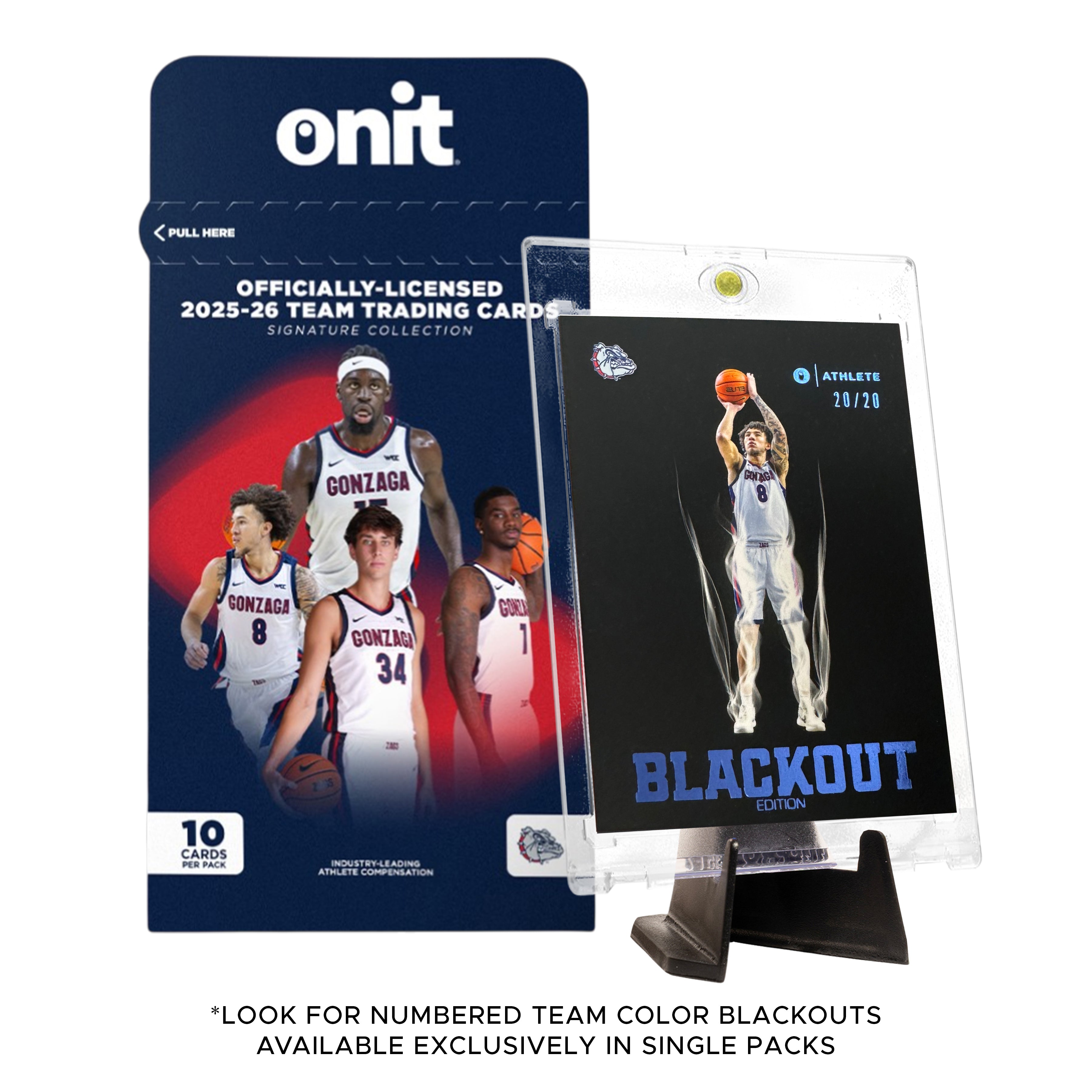 Gonzaga University Men's Basketball 2025-26 Trading Cards - Single Pack