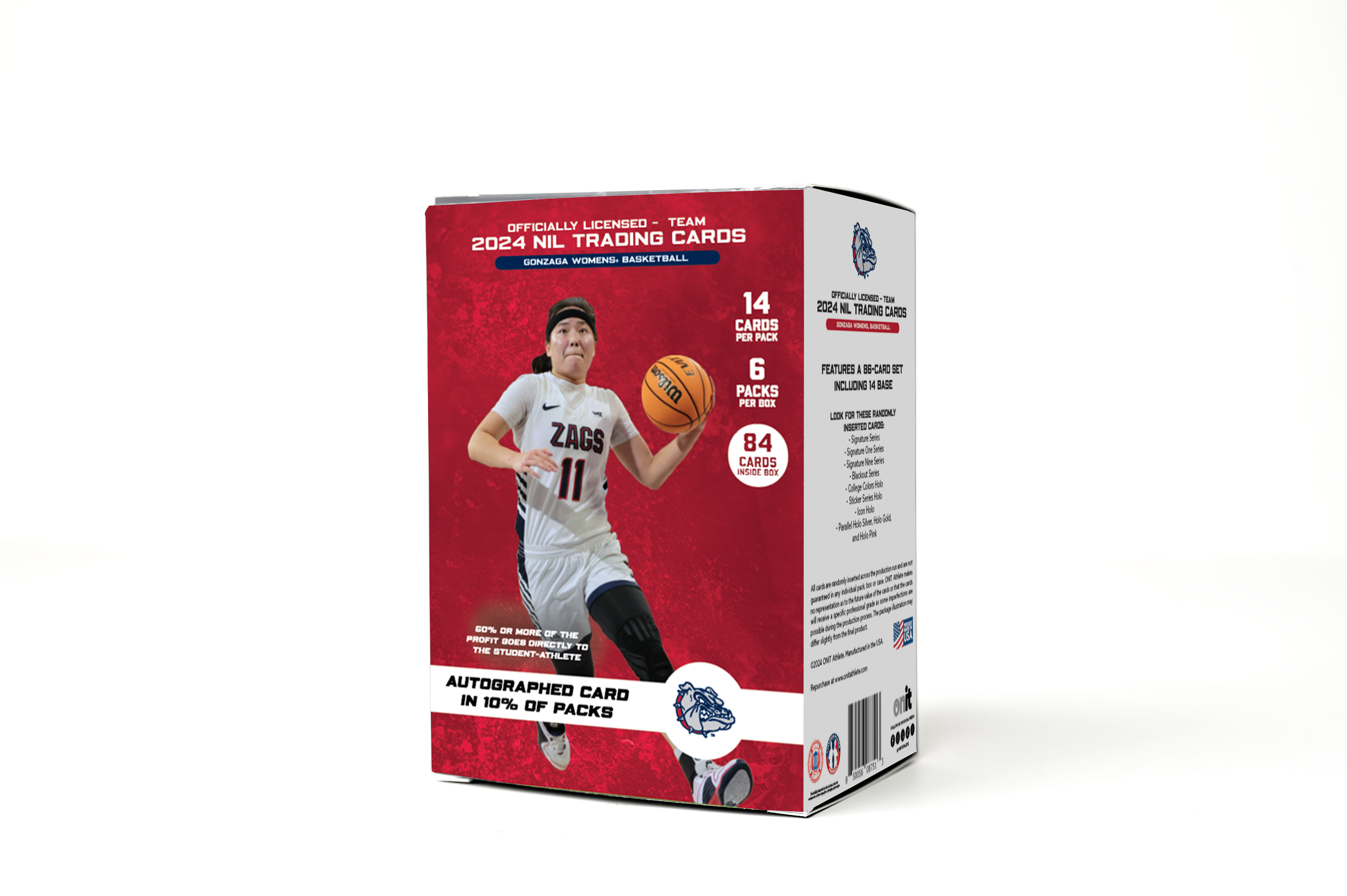 Gonzaga University® Platinum Box - NIL Women's Basketball 2023-24 Trading Cards - GUARANTEED AUTOGRAPH