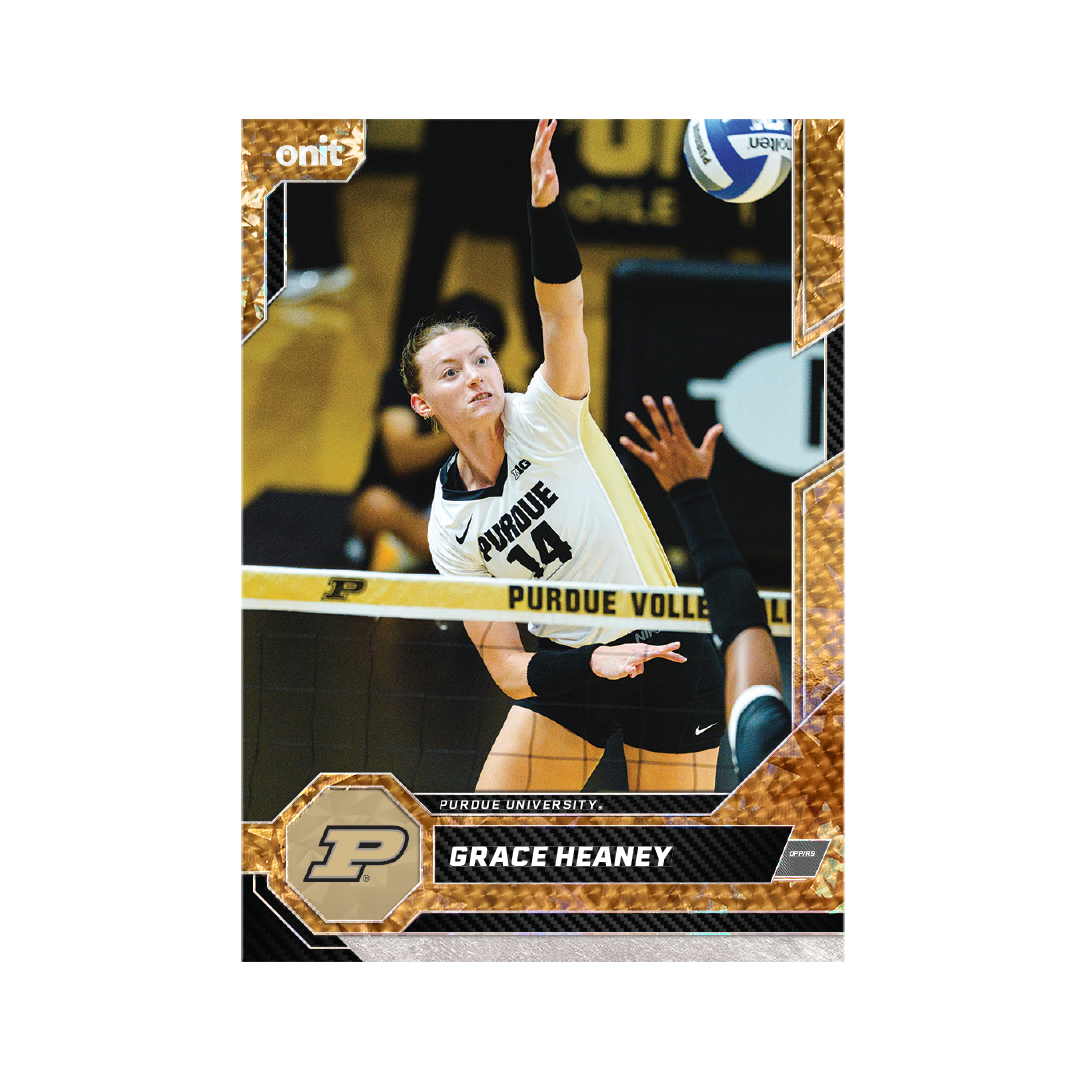 Purdue University Volleyball 2026 Team Trading Cards