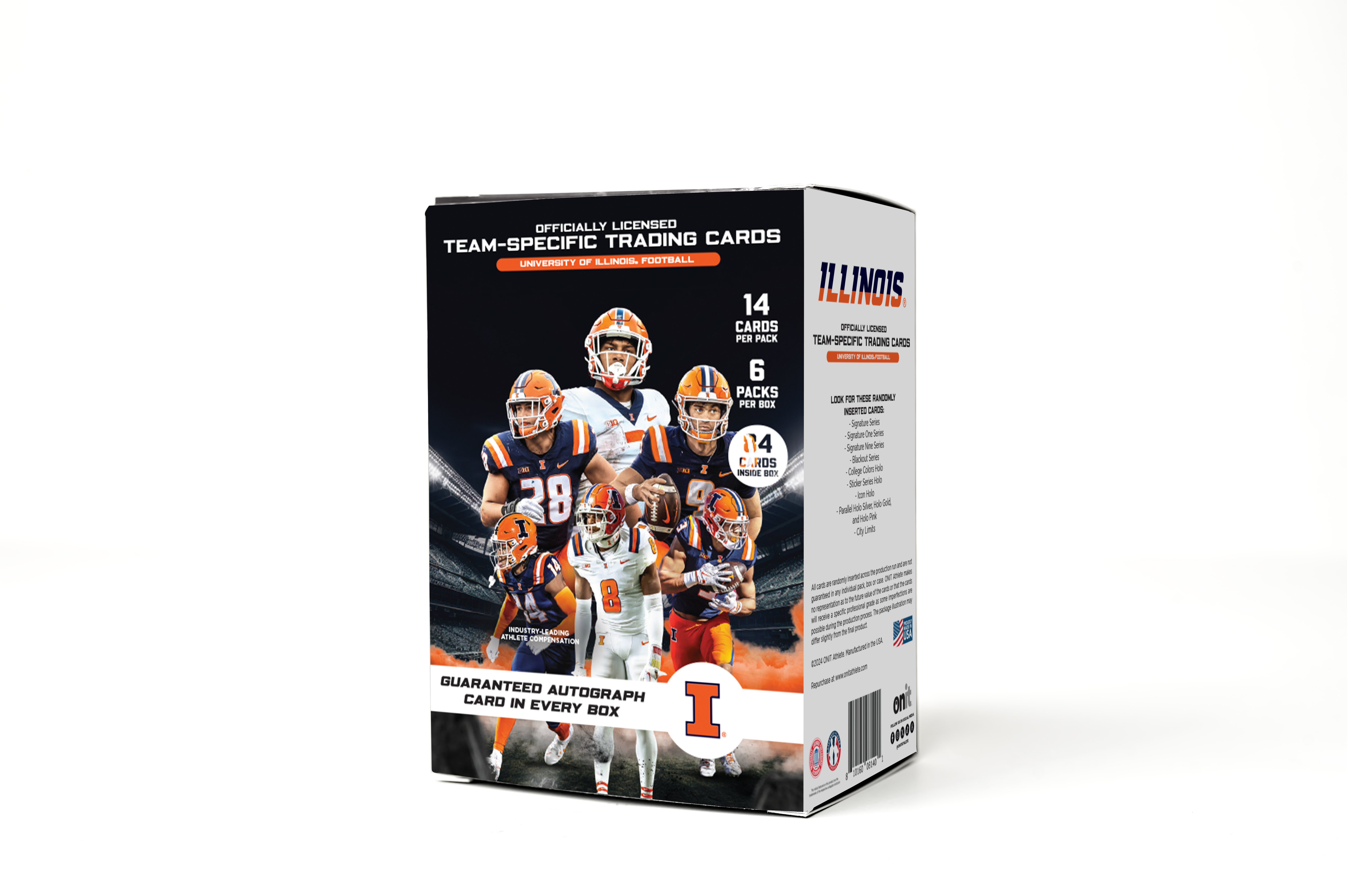 University of Illinois® 2024 Football - Platinum Box with Guaranteed Autograph