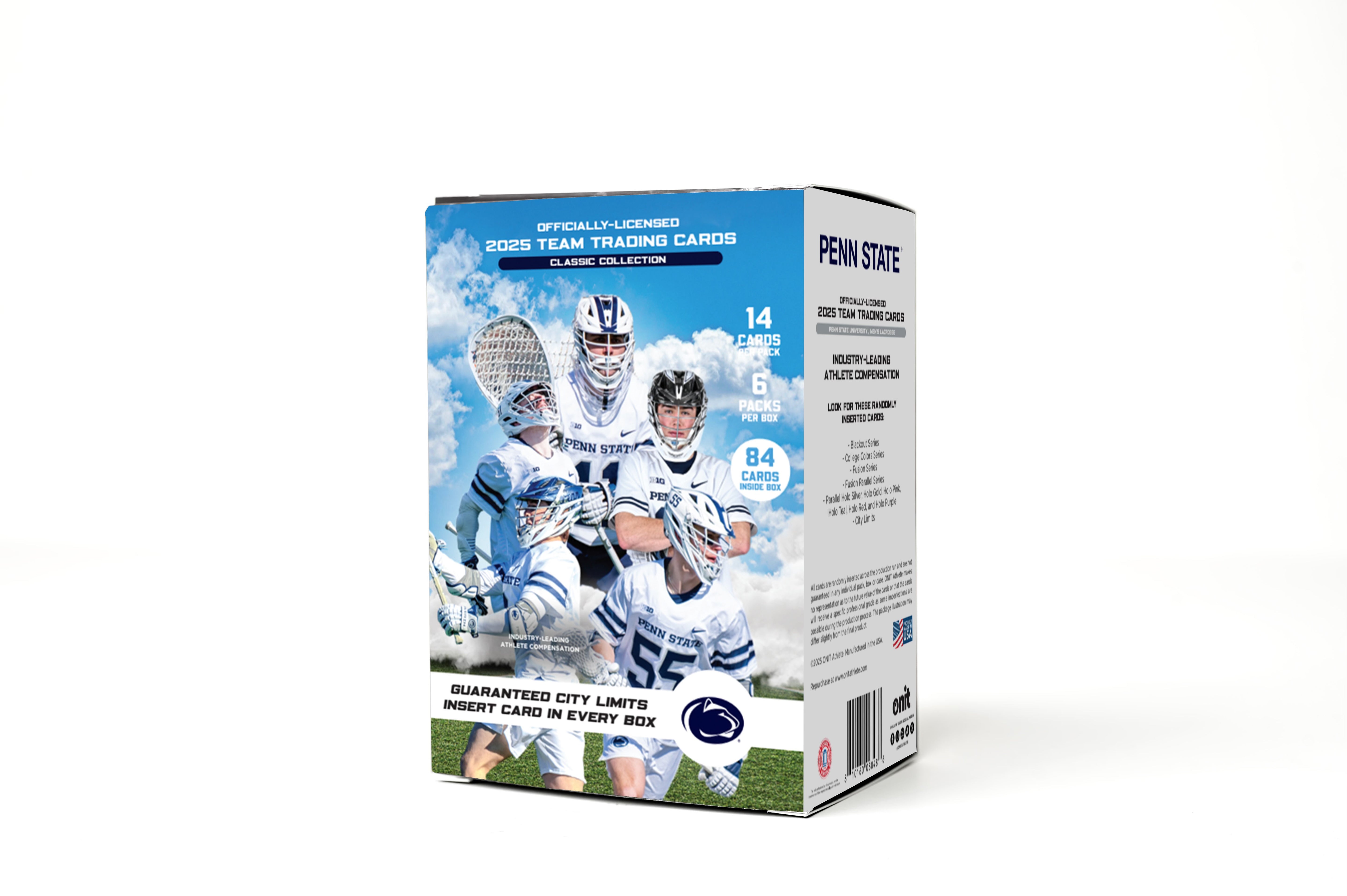 Penn State University® 2025 Men's Lacrosse Trading Cards - Blaster Box
