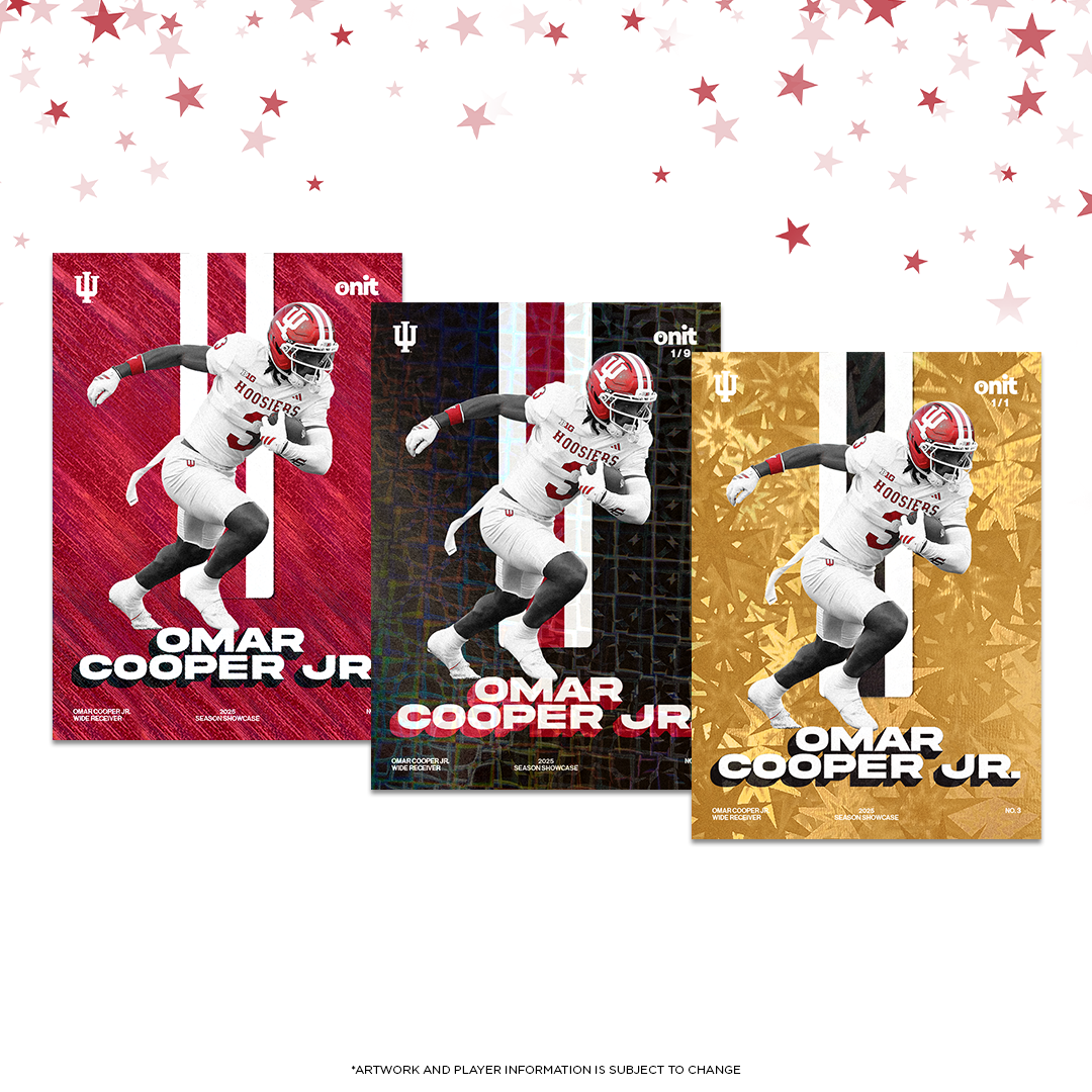 Indiana University Football 2025 Season Showcase Commemorative Box