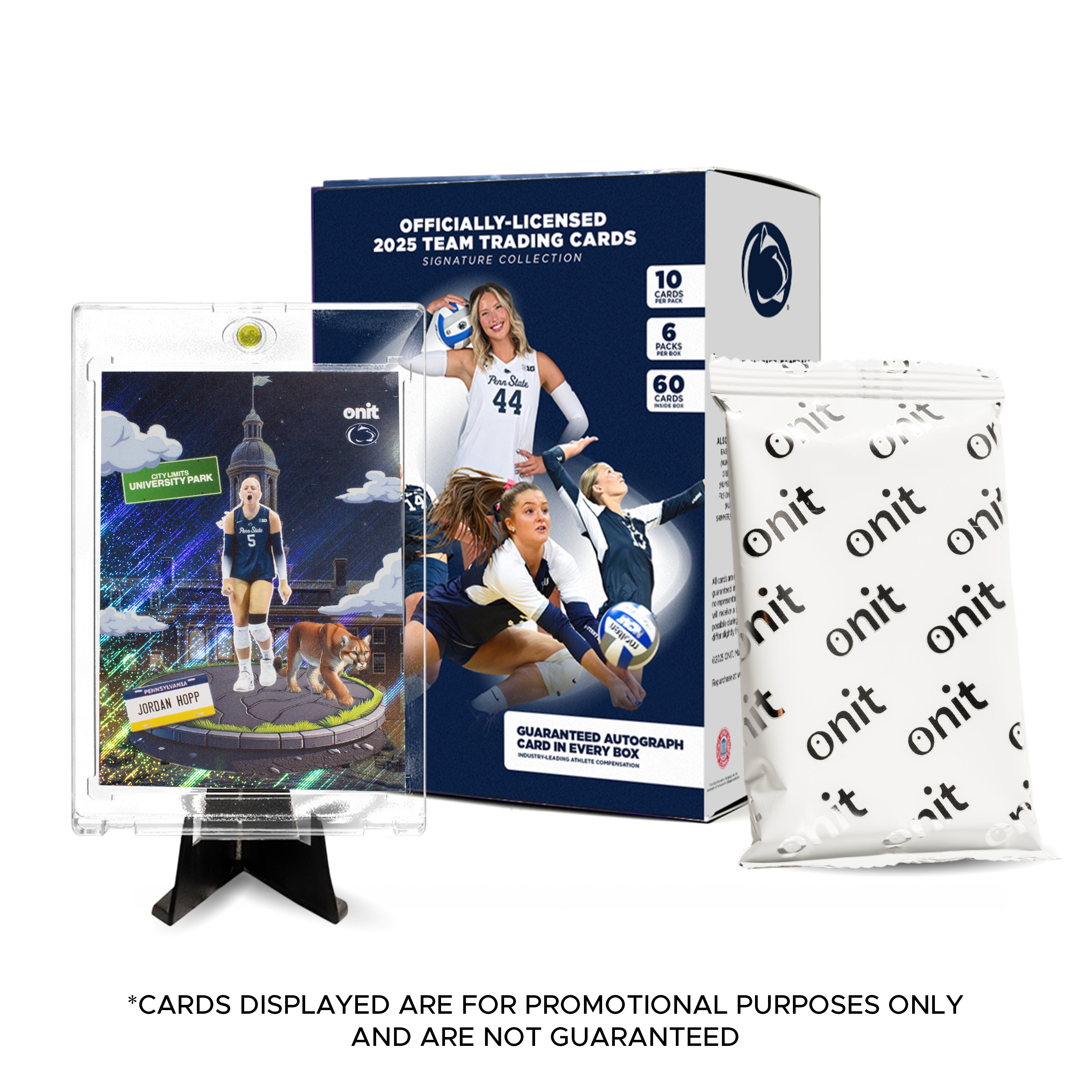 Penn State University 2025 Volleyball Trading Cards - Platinum Box (Guaranteed Autograph)