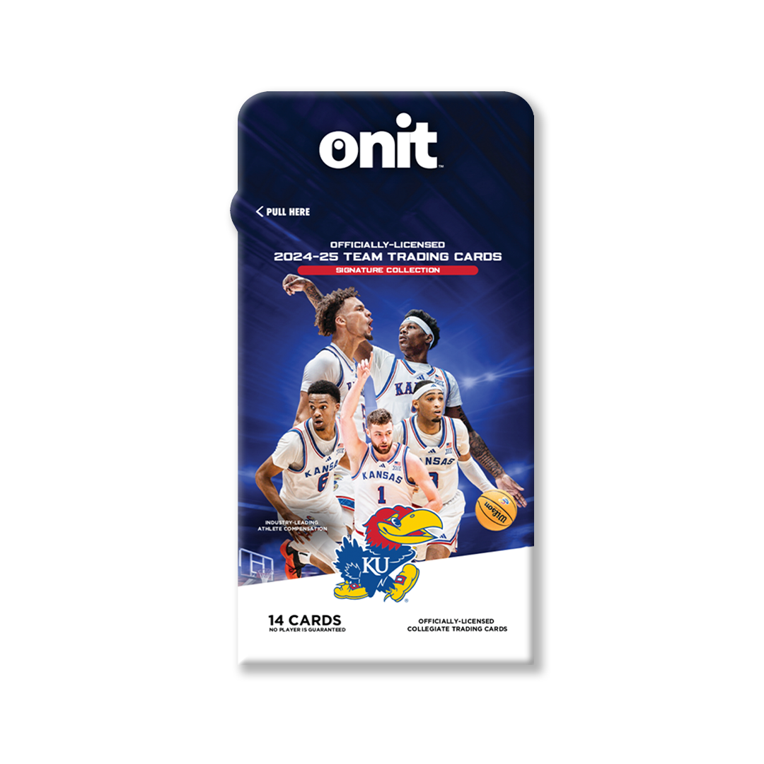 University of Kansas® NIL Men's Basketball - 2024-25 Signature Trading Cards - Single Pack