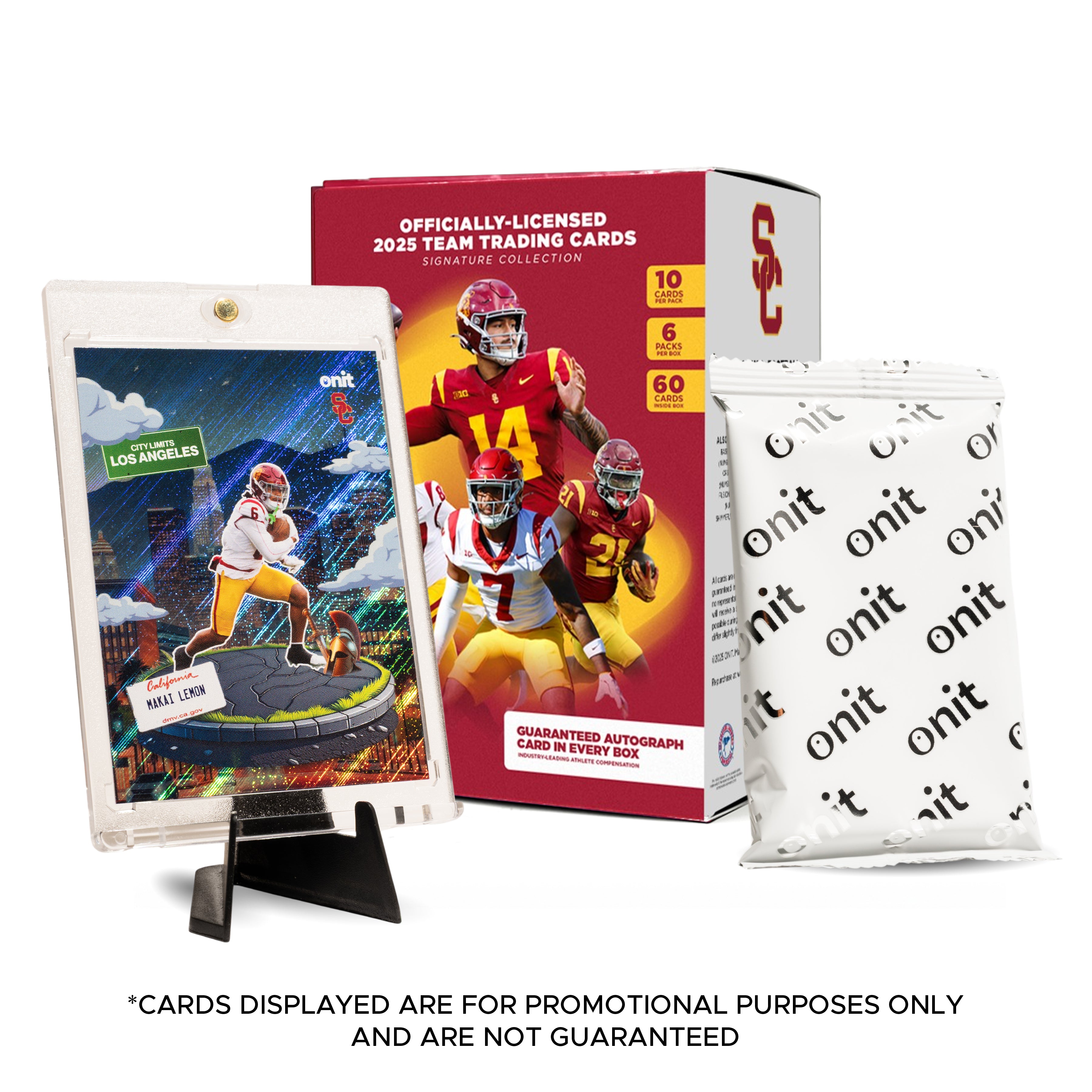 University of Southern California Football 2025 Trading Cards - Platinum Box (Guaranteed Autograph!)