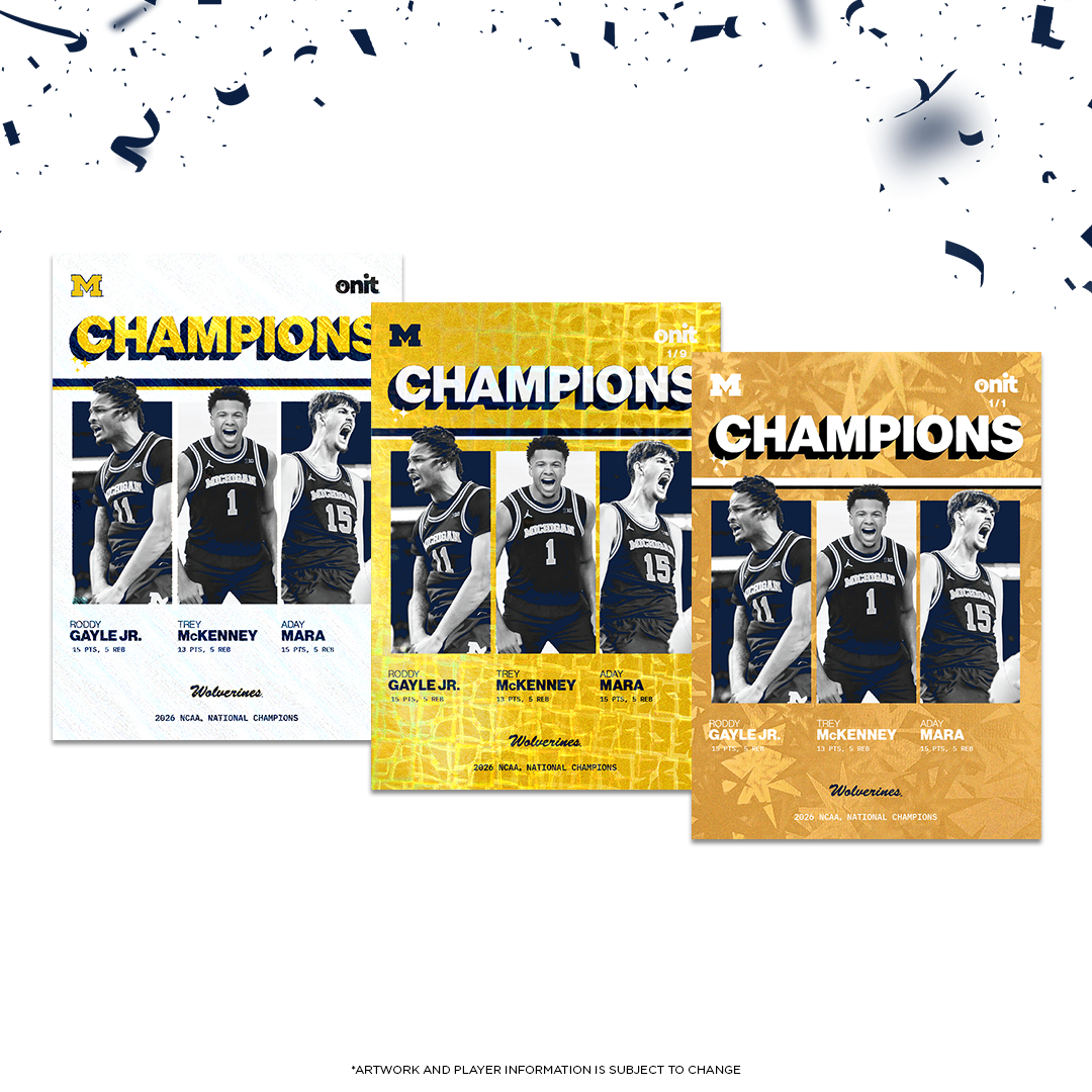 University of Michigan Men's Basketball 2026 National Champion Commemorative Box