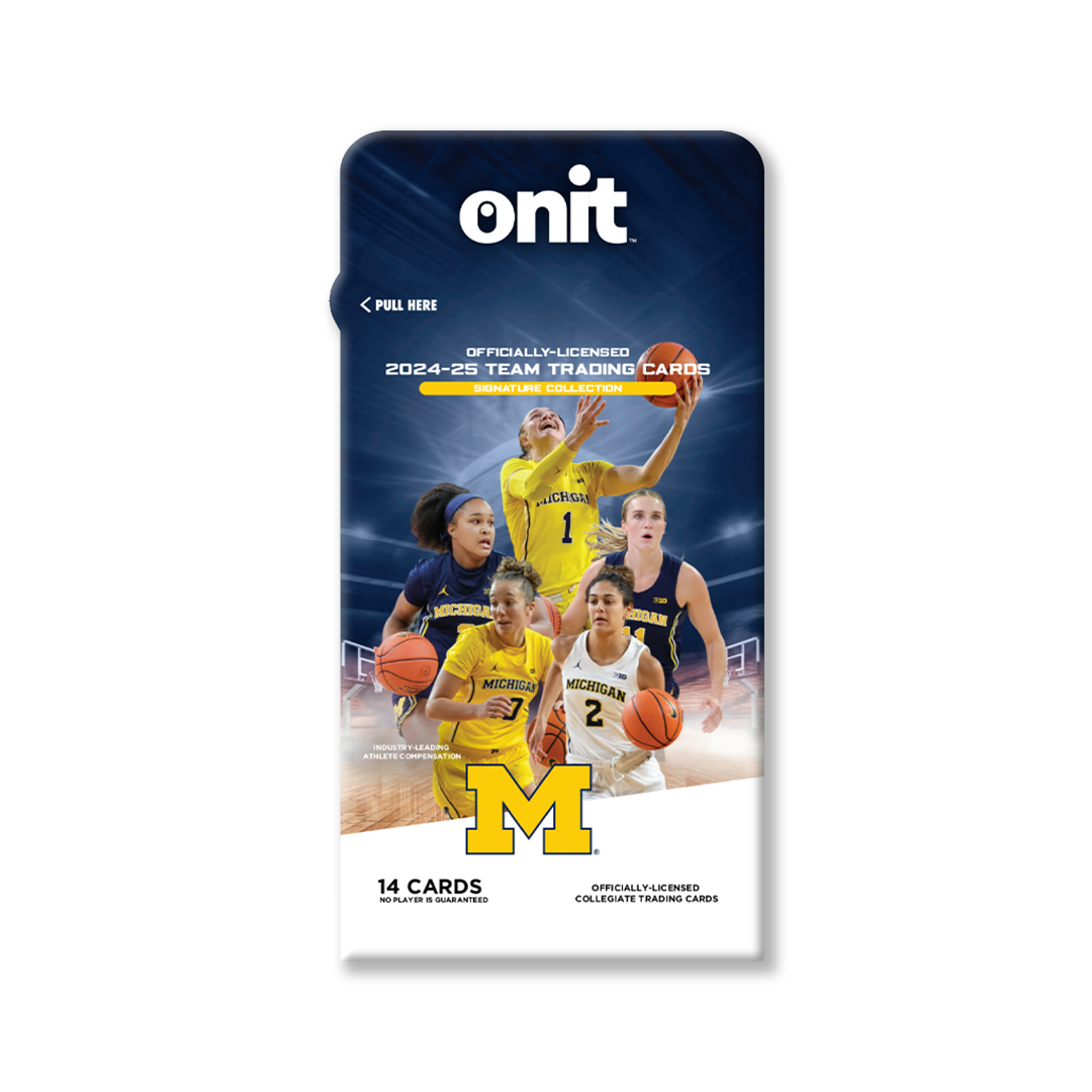 University of Michigan® 2024-25 Women's Basketball Trading Cards - Single Pack