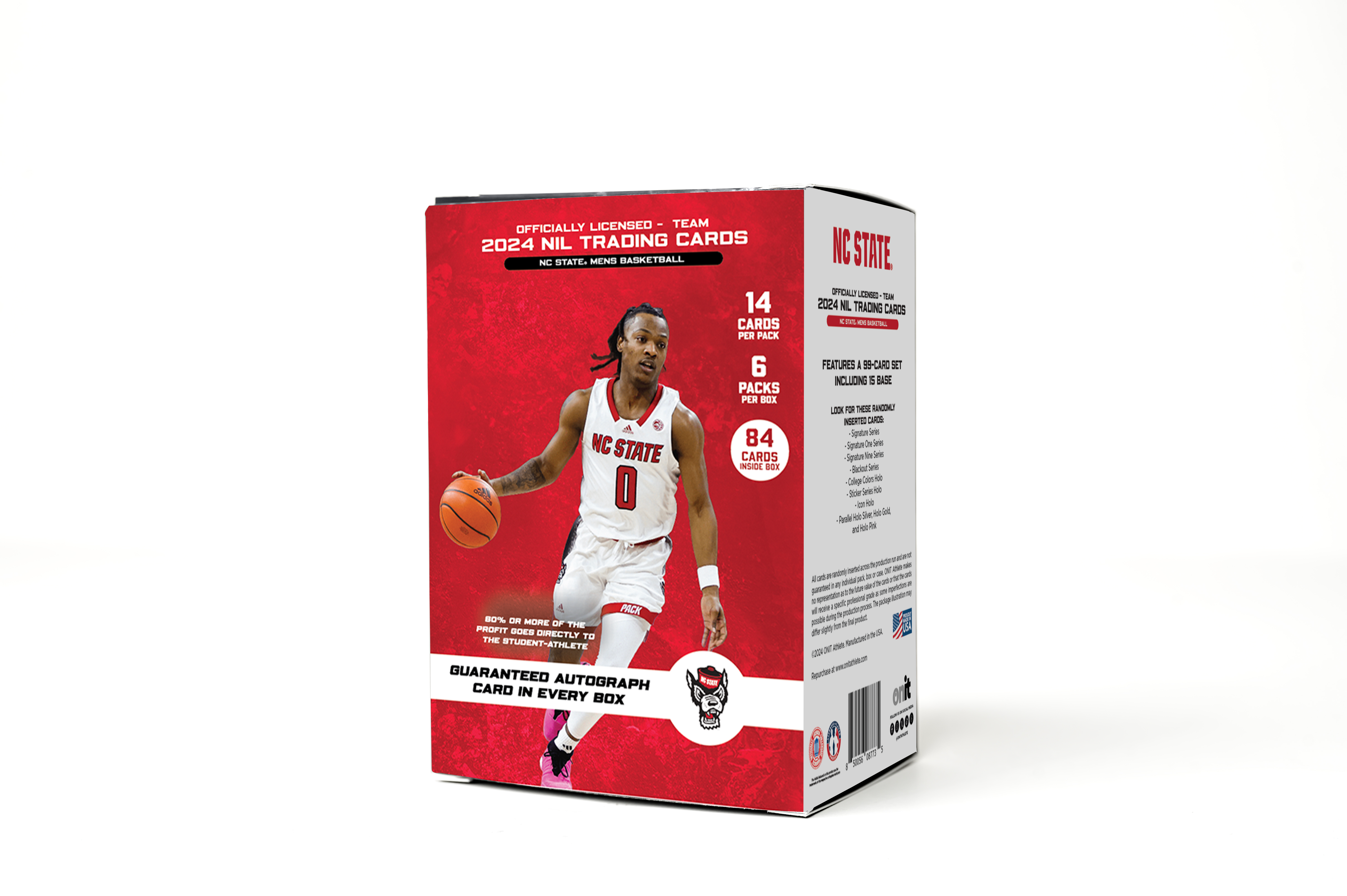 NC State University® Platinum Box - NIL Men's Basketball 2023-24 Trading Cards - GUARANTEED AUTOGRAPH