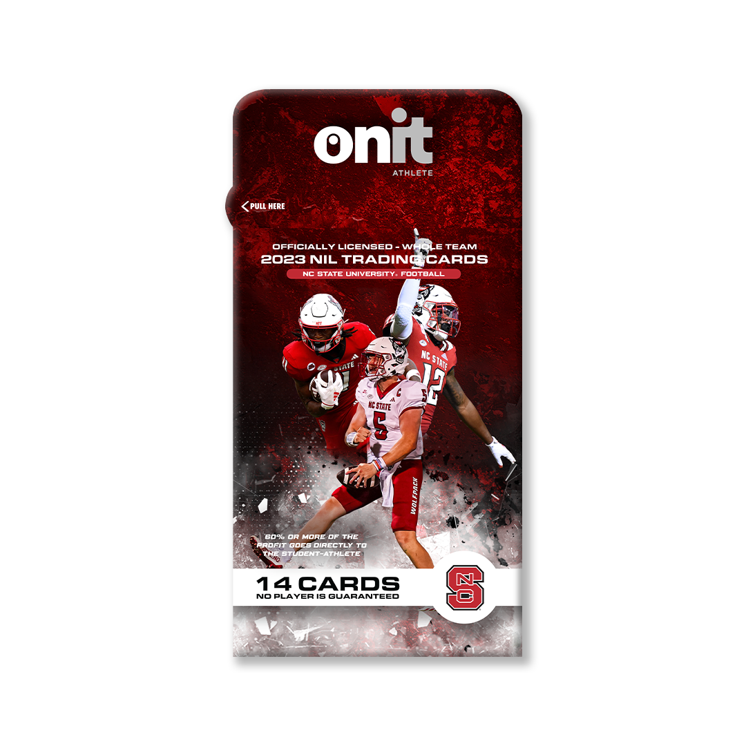 NC State® NIL Football - 2023 Trading Cards - Single Pack with GUARANTEED AUTO