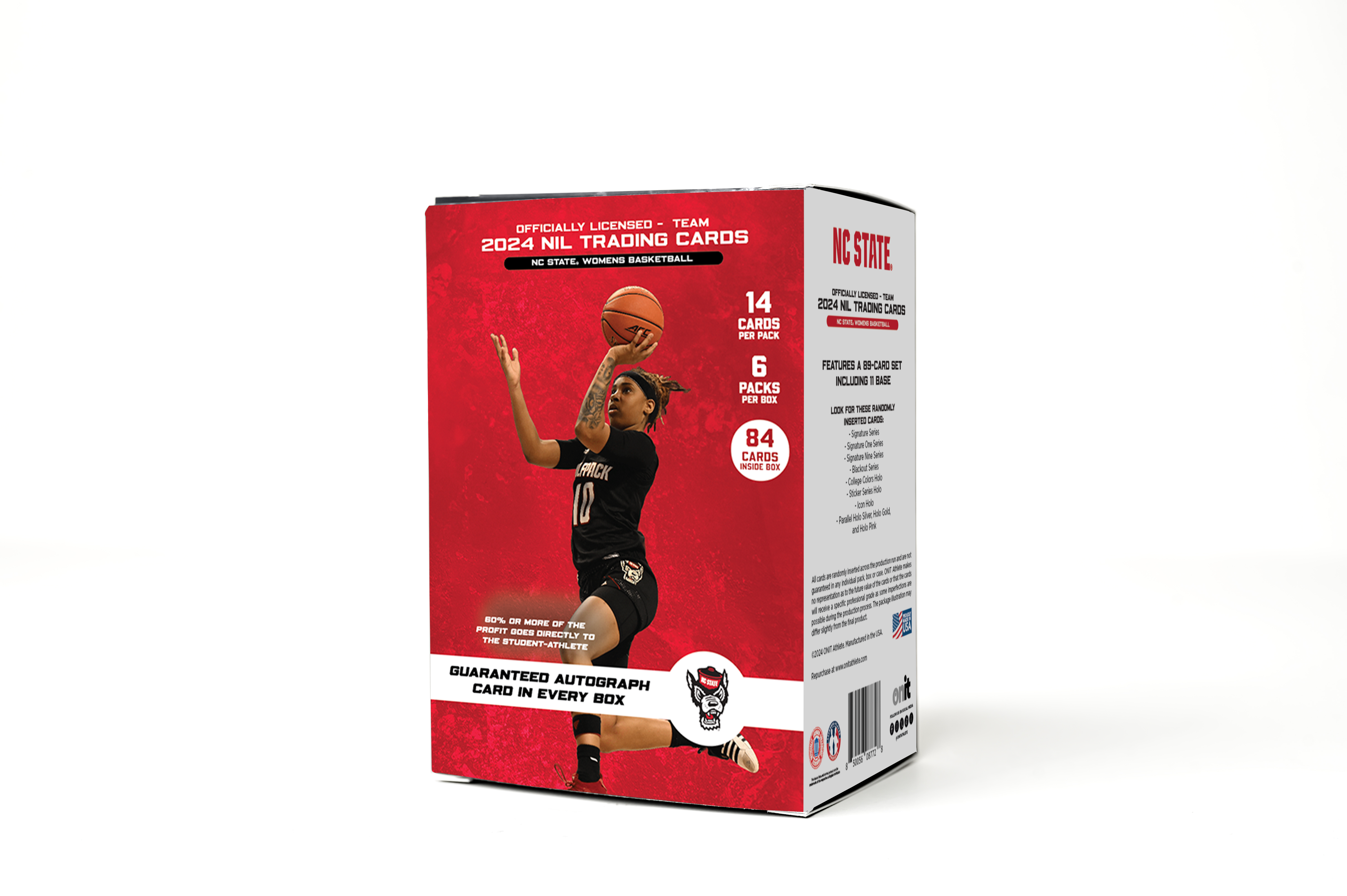 NC State University® Platinum Box - NIL Women's Basketball 2023-24 Trading Cards - GUARANTEED AUTOGRAPH