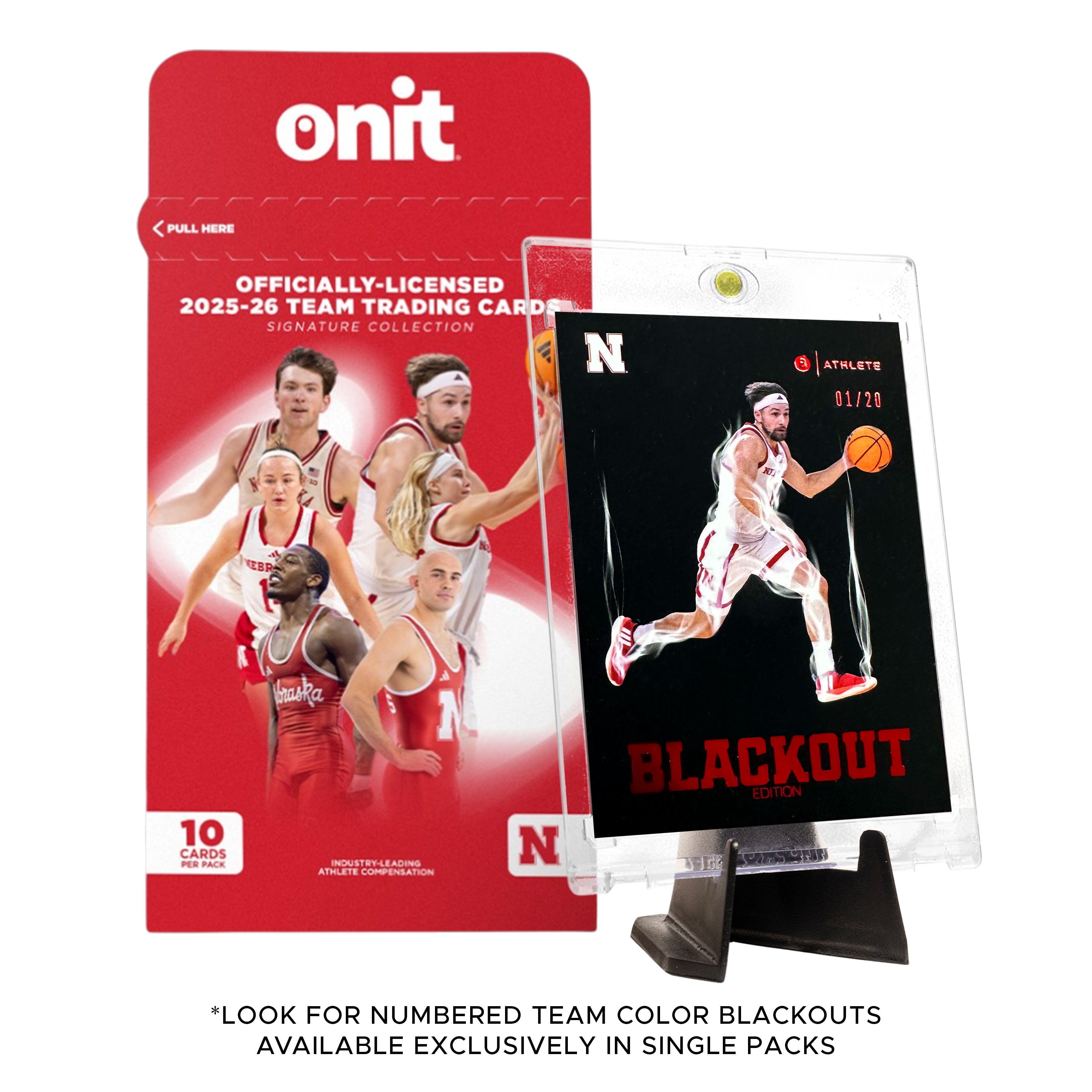 University of Nebraska Winter Sports 2025-26 Trading Cards - Single Pack