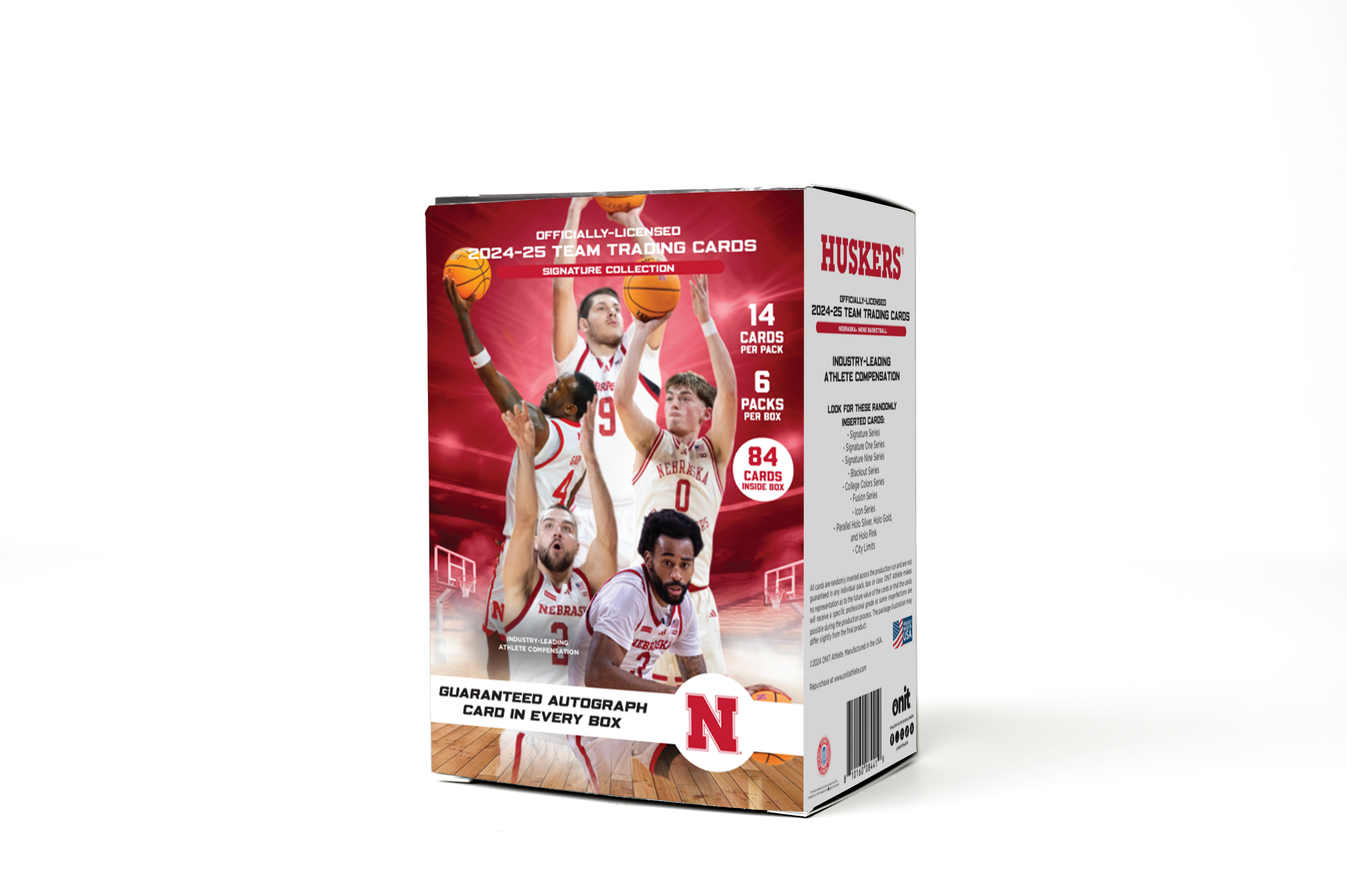 University of Nebraska® 2024-2025 Men's Basketball Trading Cards - Platinum Box with Guaranteed Autograph