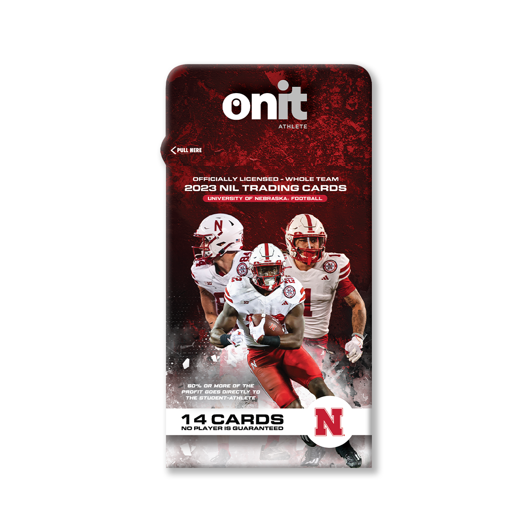 University of Nebraska® NIL Football - 2023 Trading Cards - Single Pack