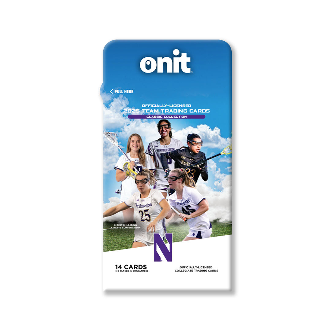 Northwestern University® 2025 Women's Lacrosse Trading Cards - Single Pack