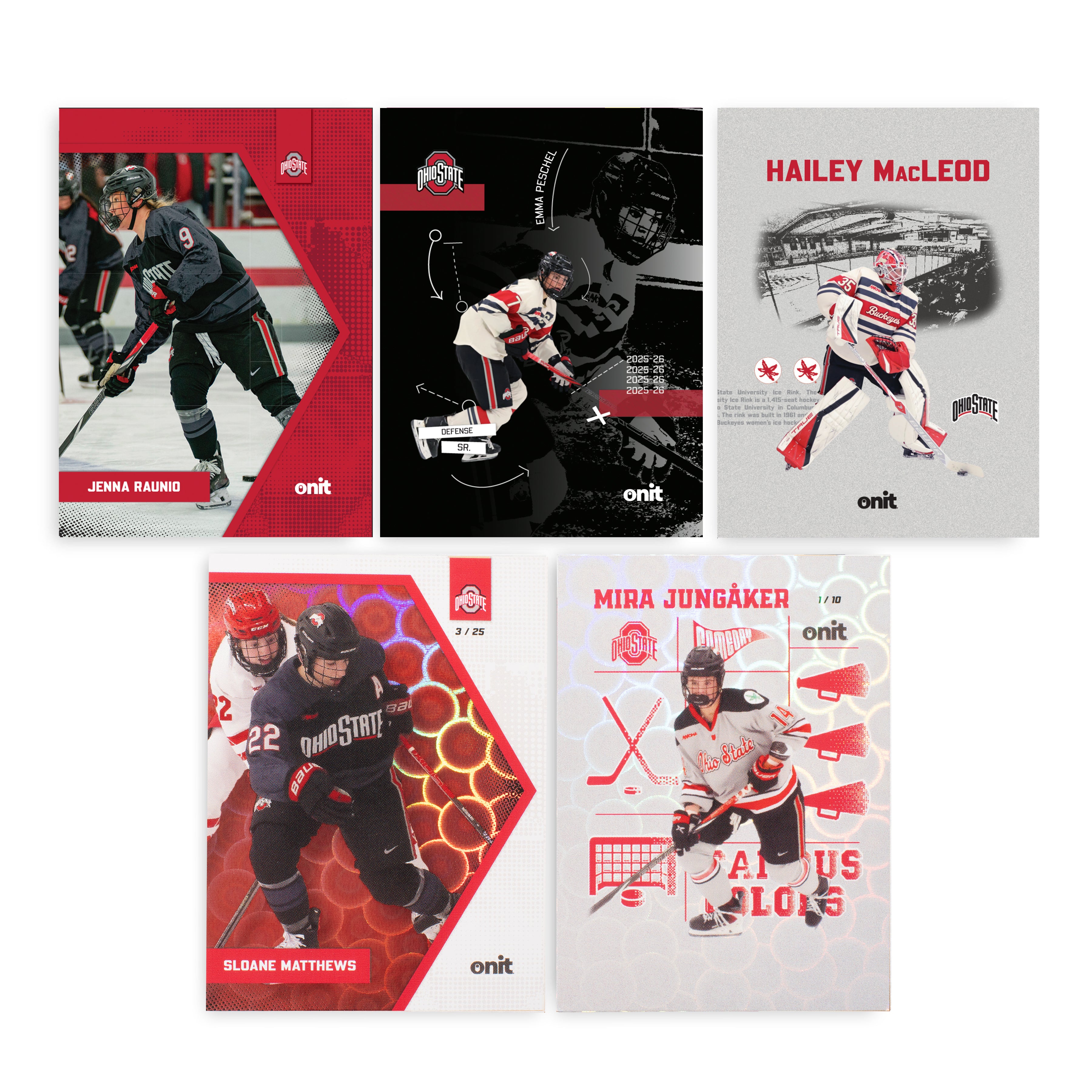 The Ohio State University Women's Hockey 2025-26 Trading Cards - Value Box