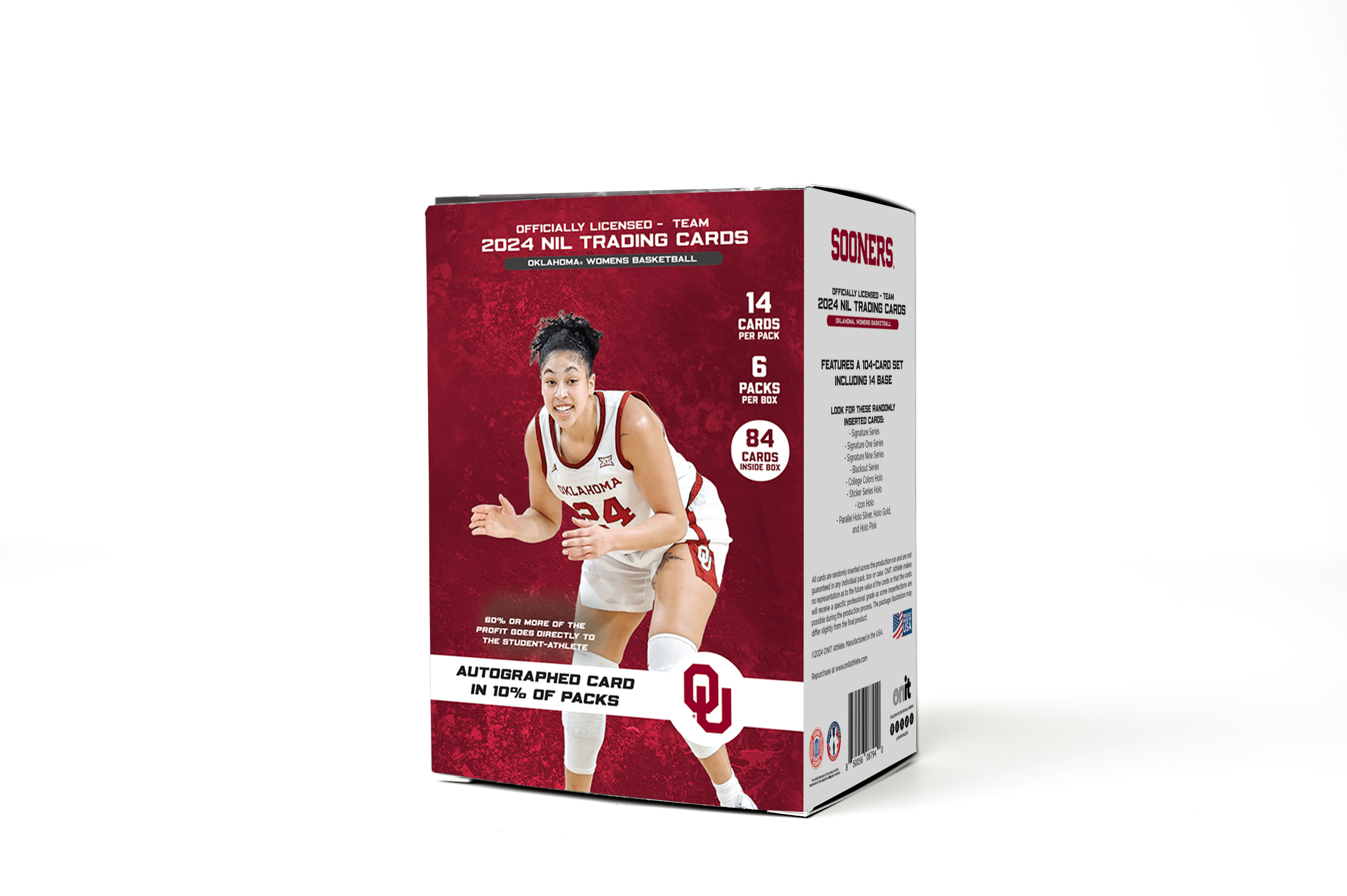 University of Oklahoma® Platinum Box - NIL Women's Basketball 2023-24 Trading Cards - GUARANTEED AUTOGRAPH