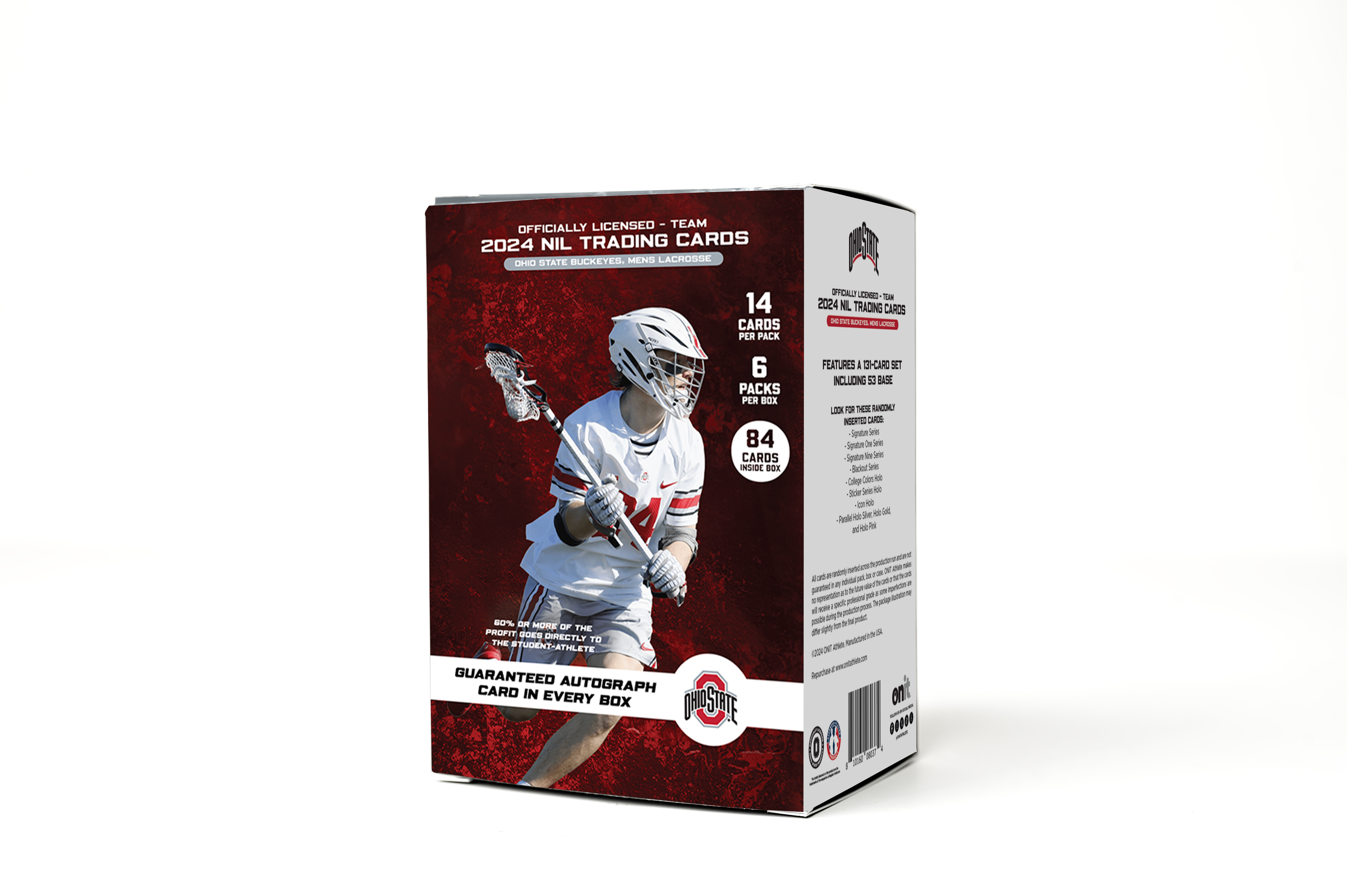 Ohio State University® Platinum Box - NIL Men's Lacrosse 2024 Trading Cards - GUARANTEED AUTOGRAPH