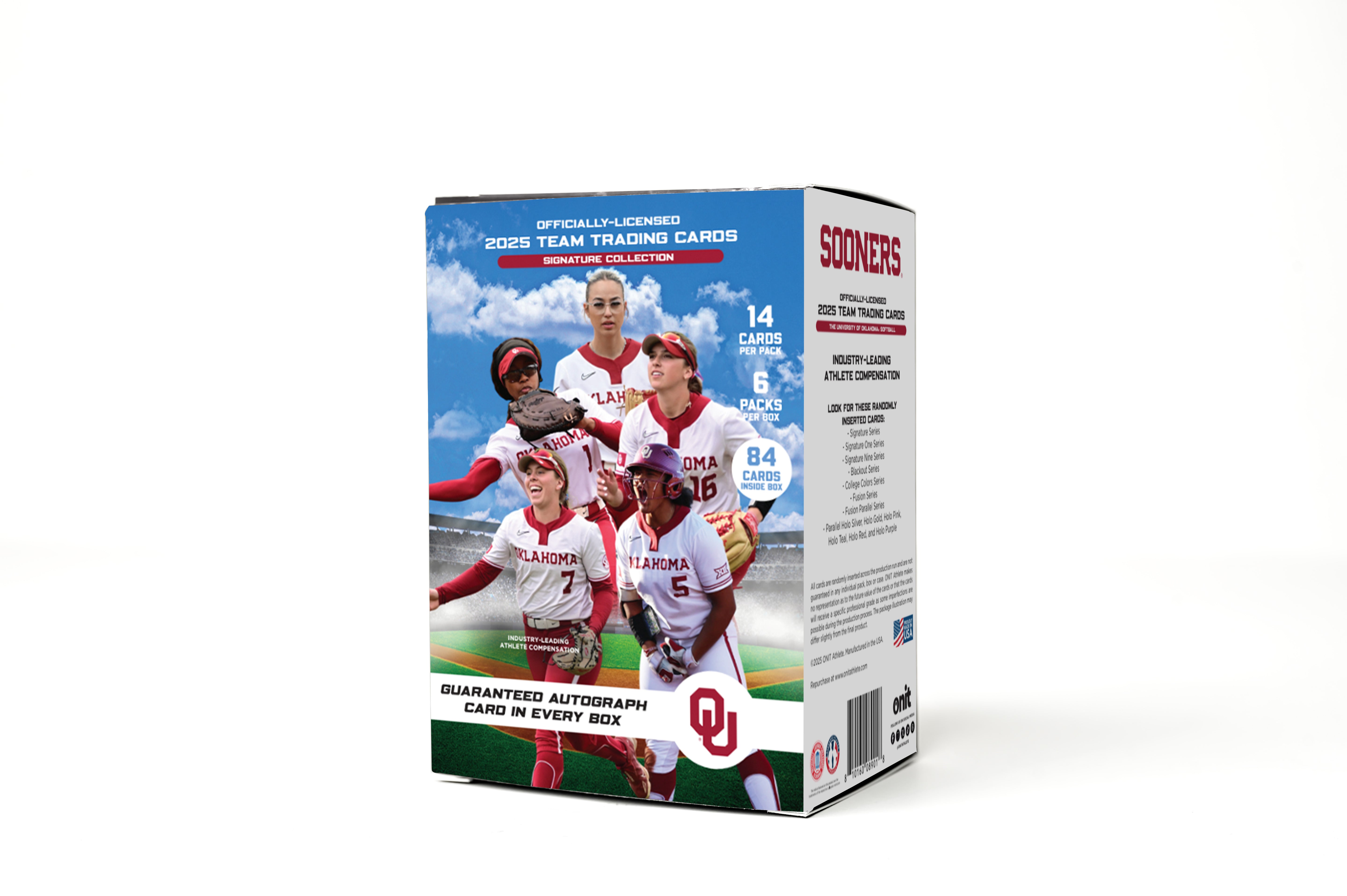 University of Oklahoma® 2025 Softball Trading Cards - Platinum Box with Guaranteed Autograph