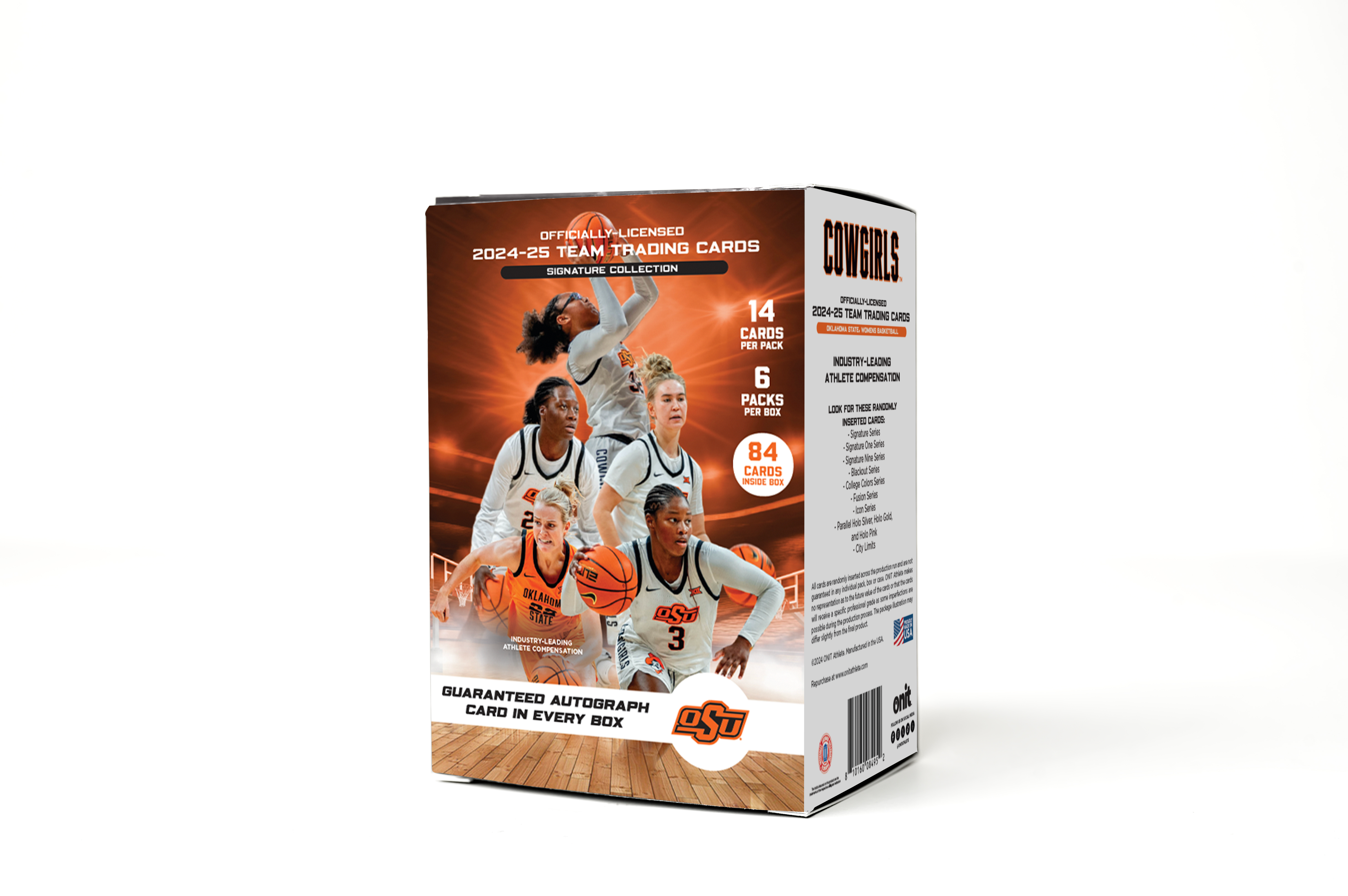 Oklahoma State University® 2024-2025 Women's Basketball Trading Cards - Platinum Box with Guaranteed Autograph