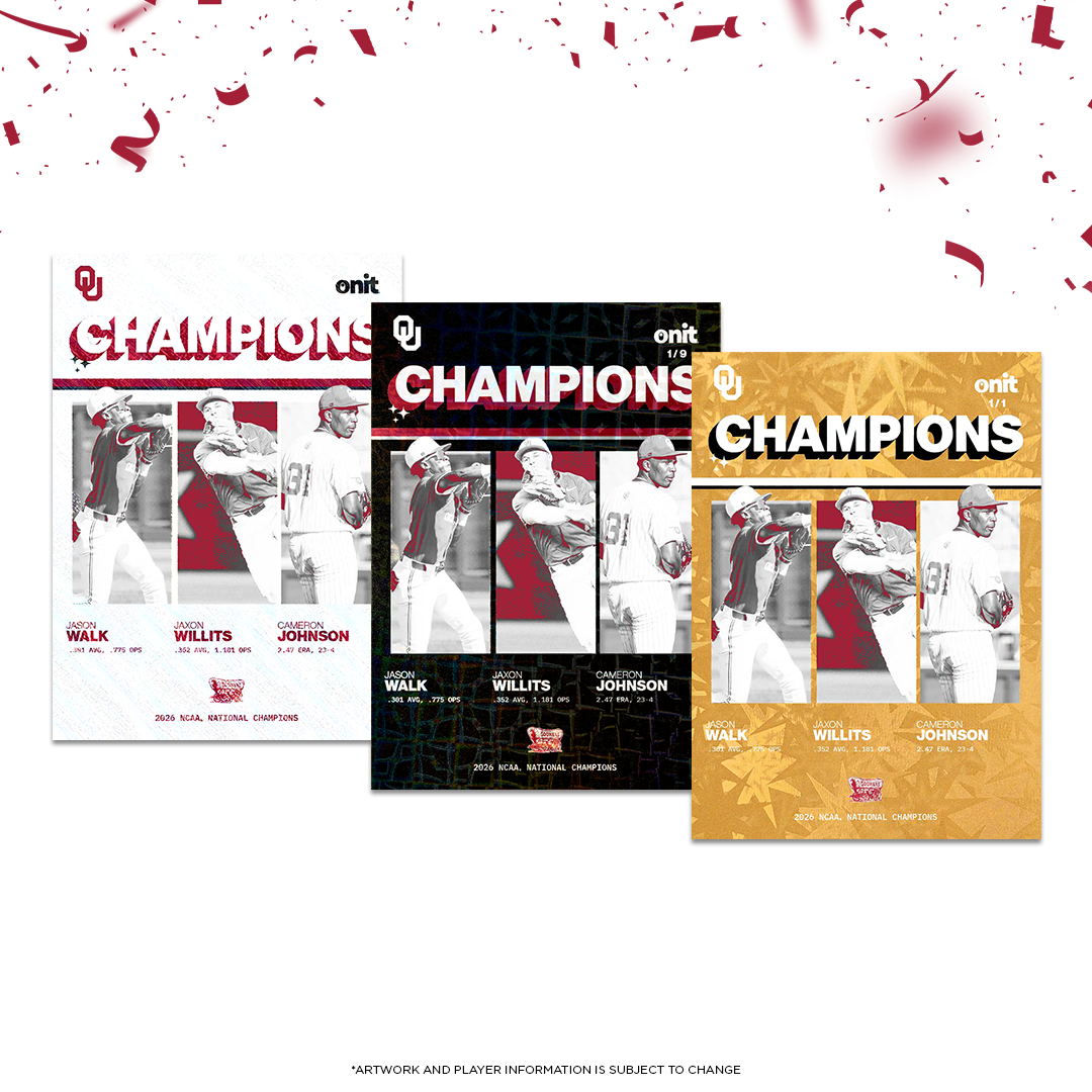 Oklahoma Baseball 2026 National Champion Commemorative Box