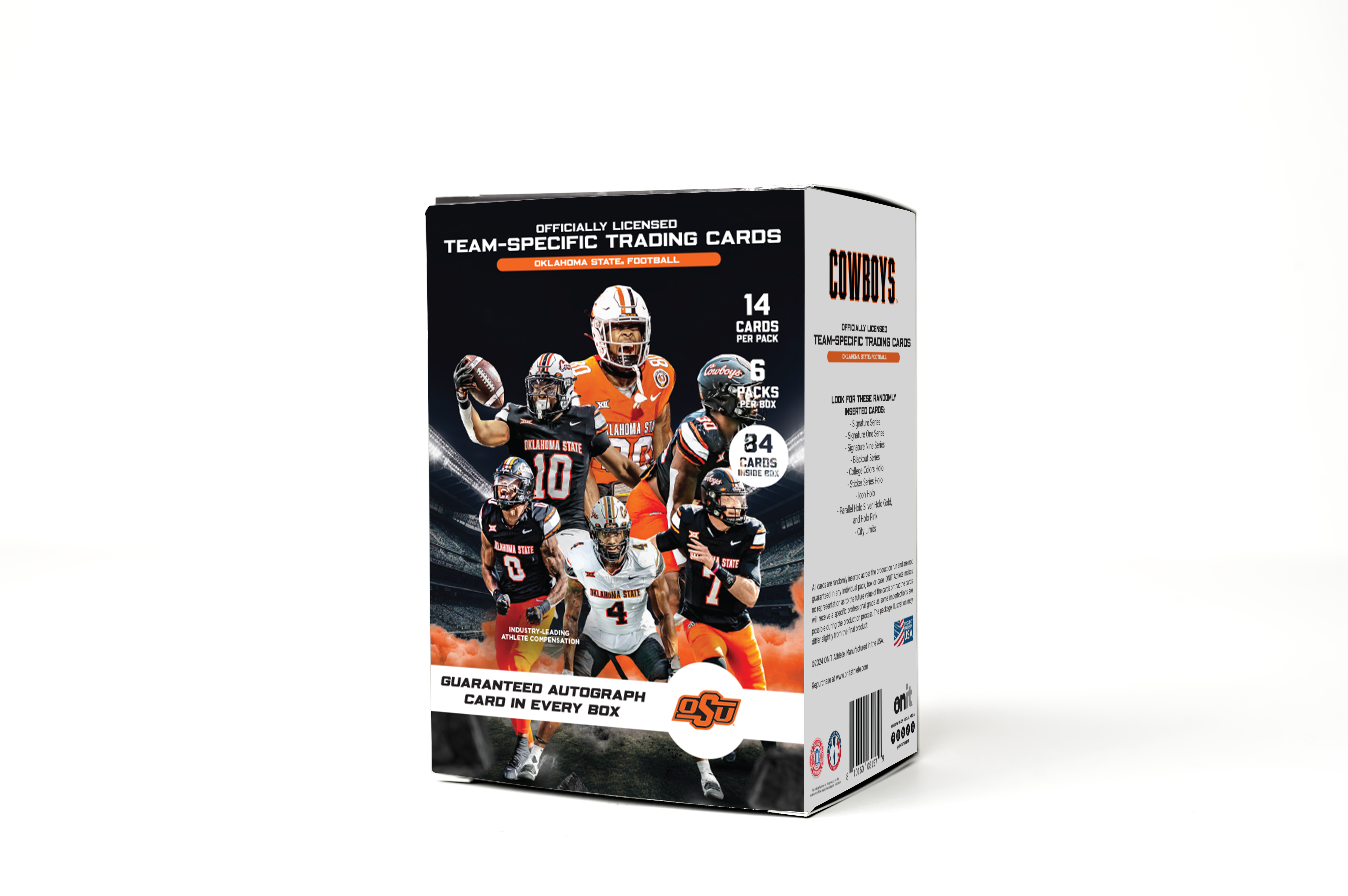 Oklahoma State University® 2024 Football - Platinum Box with GUARANTEED AUTOGRAPH