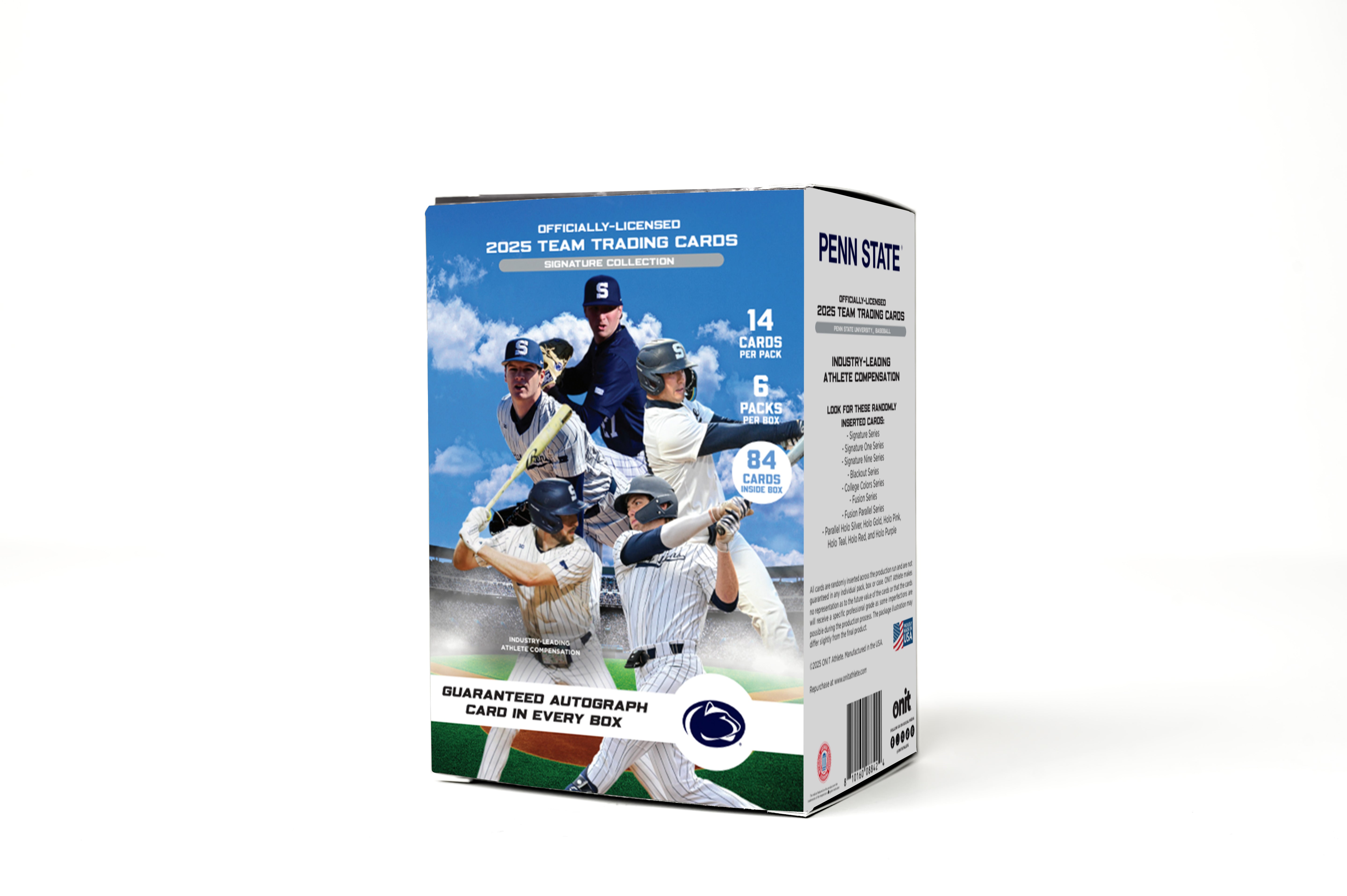 Penn State University® 2025 Baseball Trading Cards - Platinum Box with Guaranteed Autograph