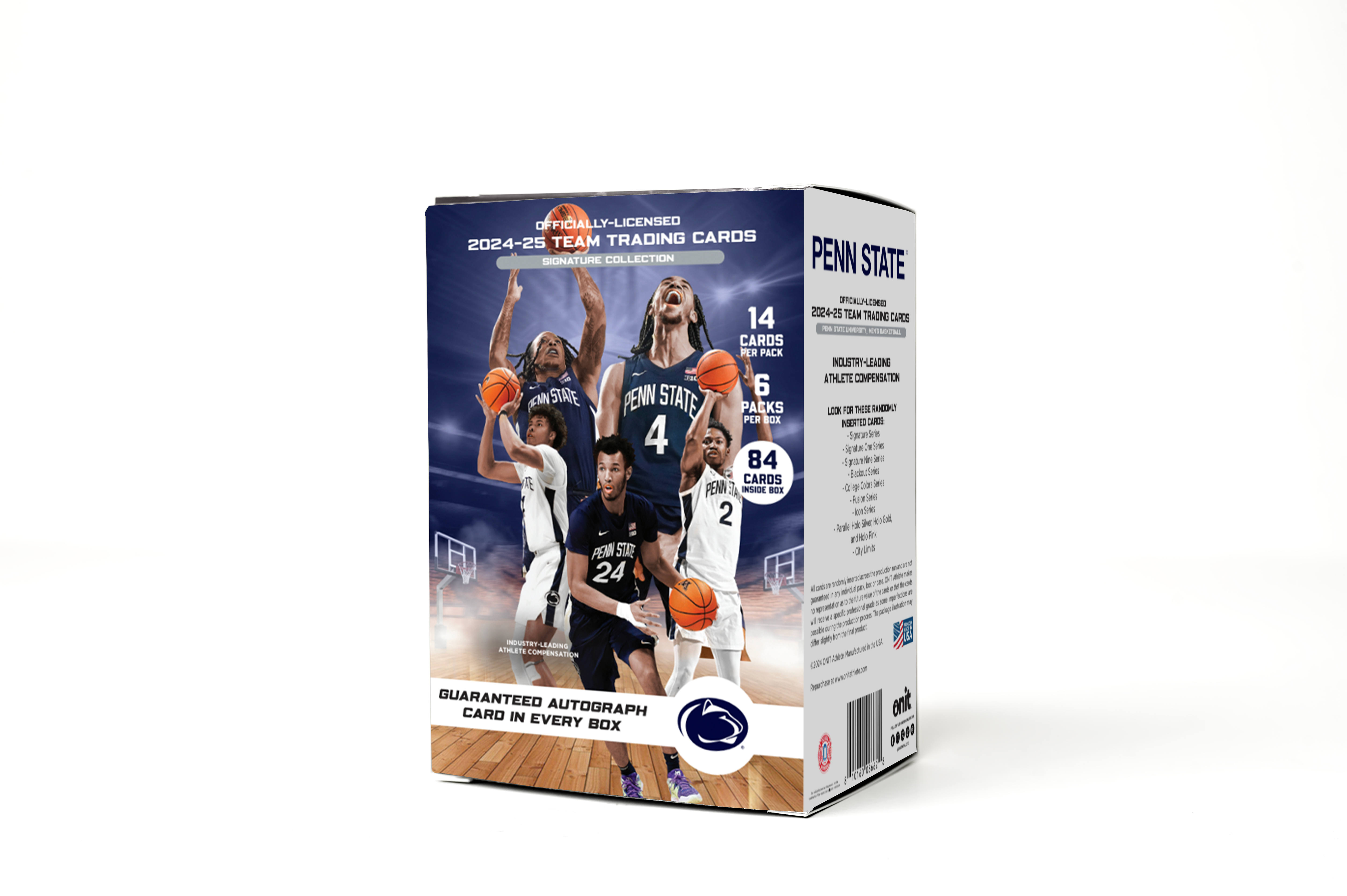 Penn State University® 2024-25 Men's Basketball Trading Cards - Platinum Box with Guaranteed Autograph