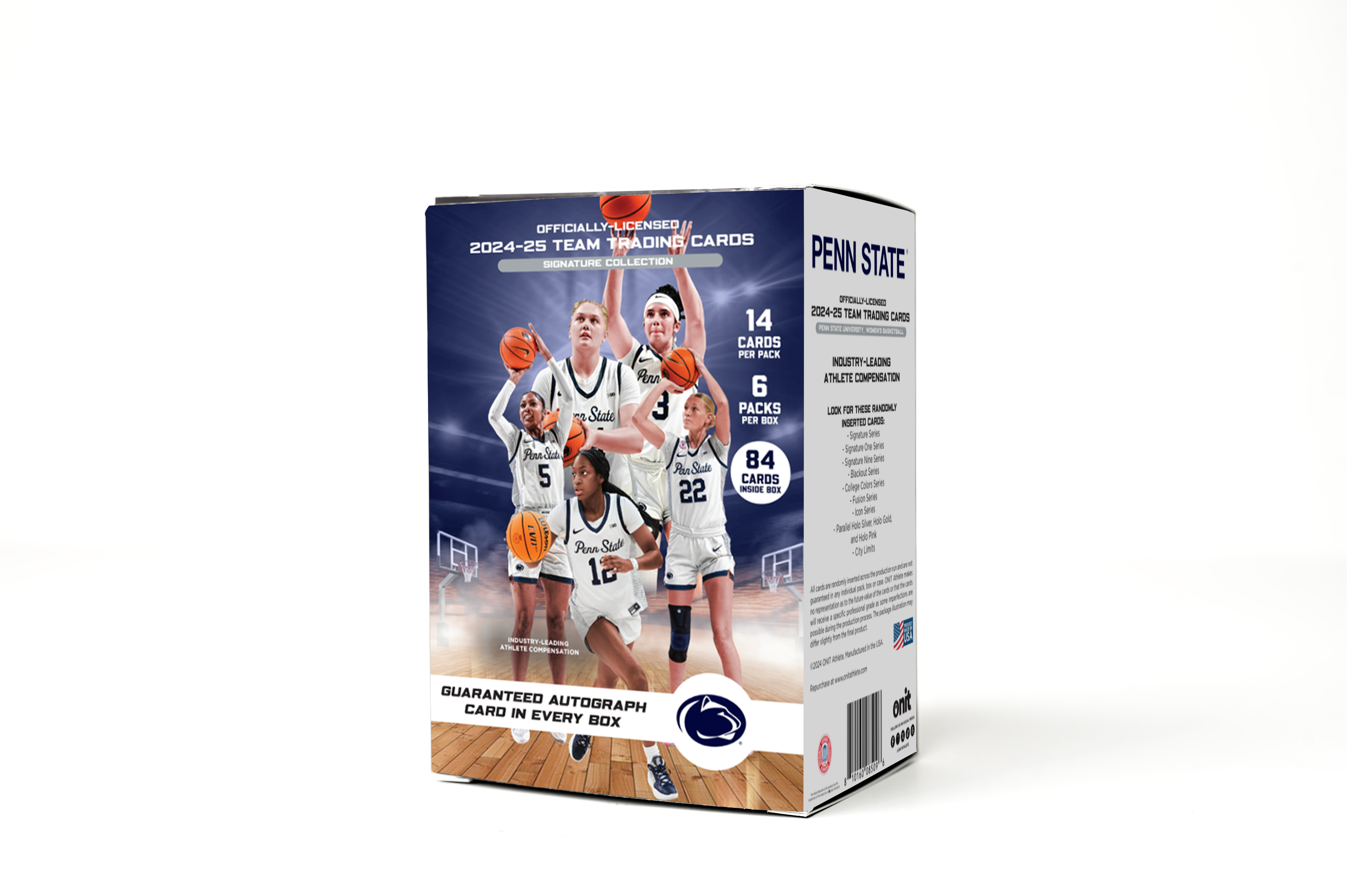 Penn State University® 2024-25 Women's Basketball Trading Cards - Platinum Box with Guaranteed Autograph