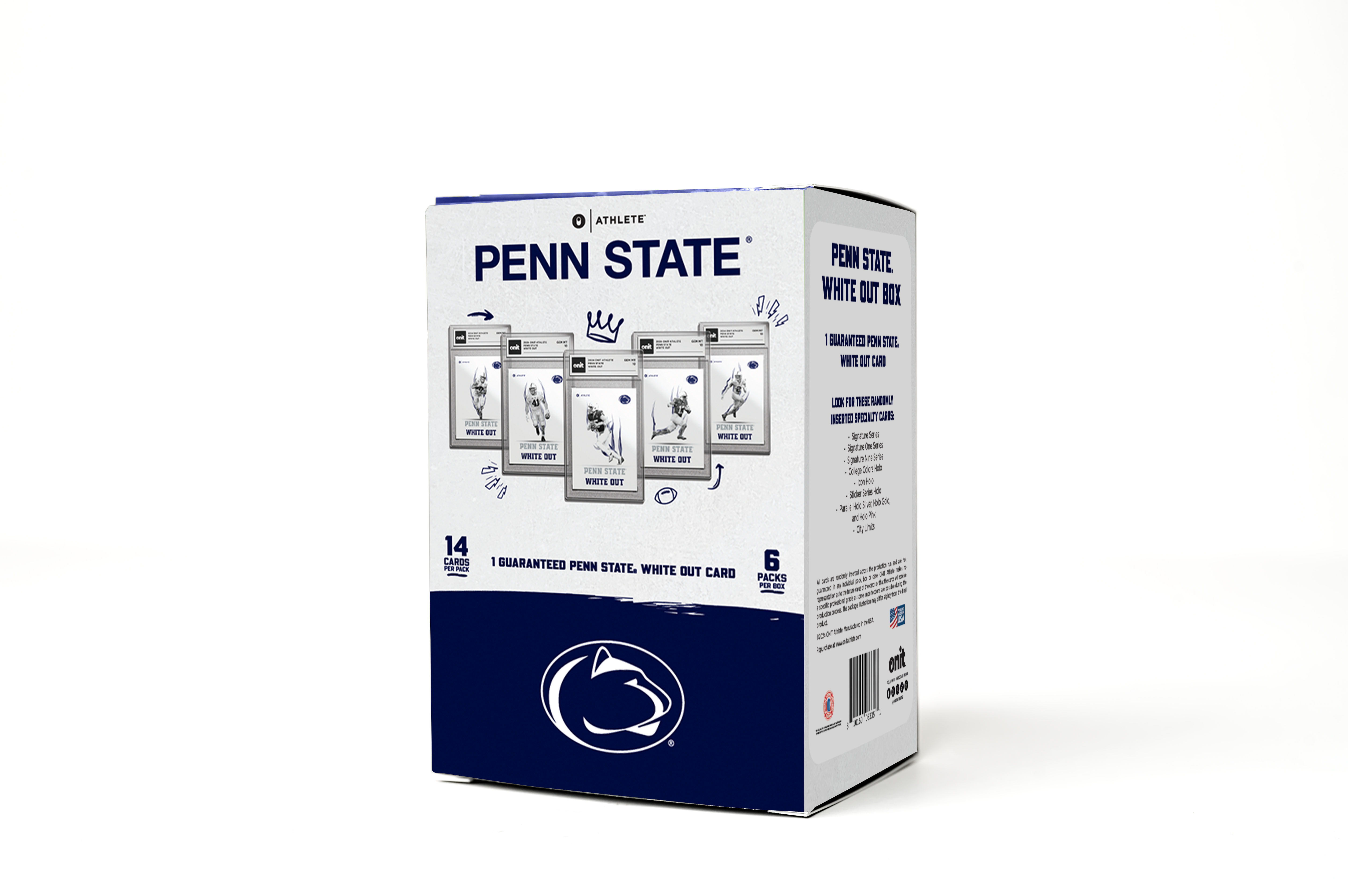 Penn State University® 2024 Football - White Out Box with NUMBERED parallel