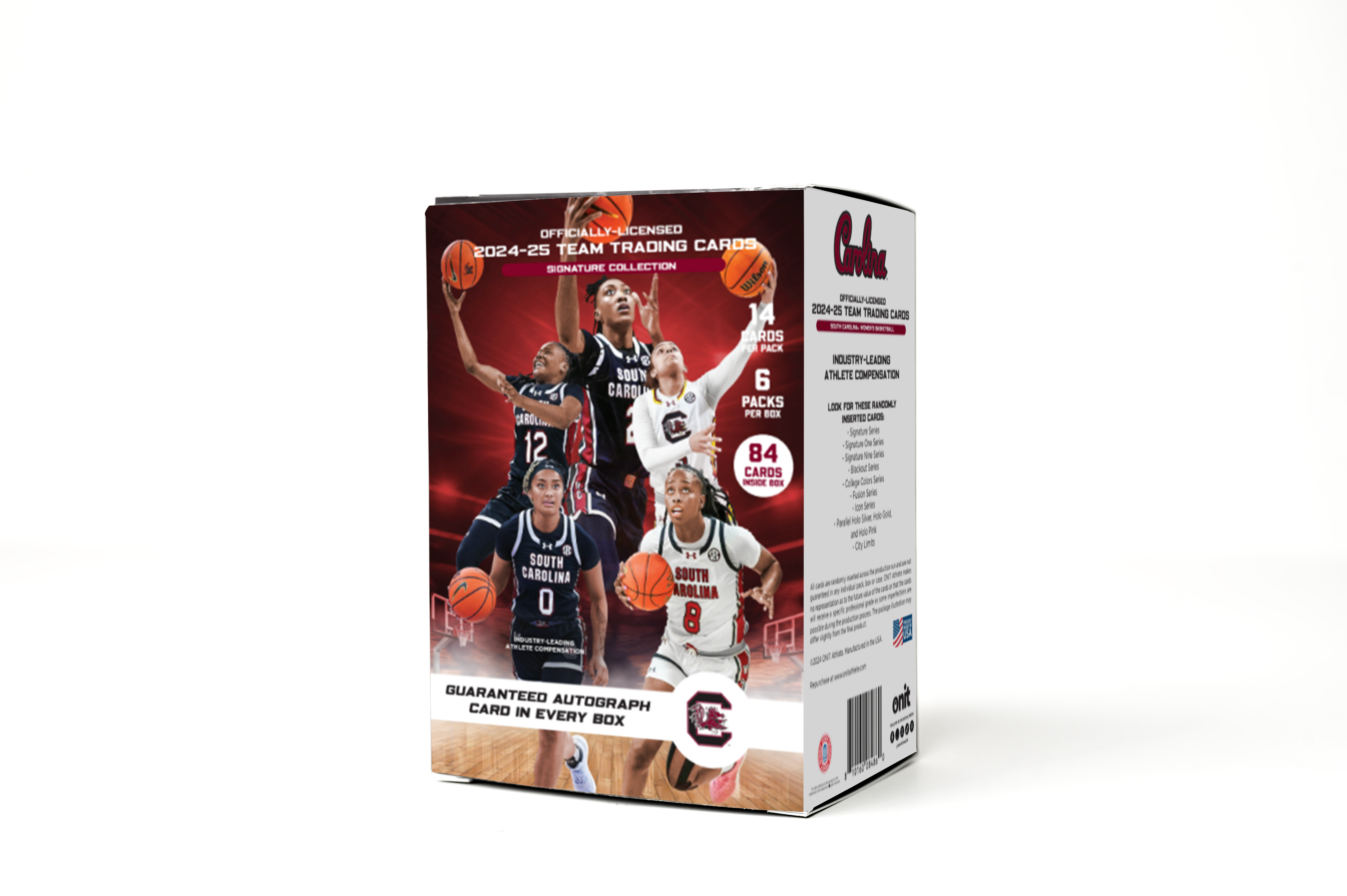 University of South Carolina® 2024-25 Women's Basketball Trading Cards - Platinum Box with Guaranteed Autograph