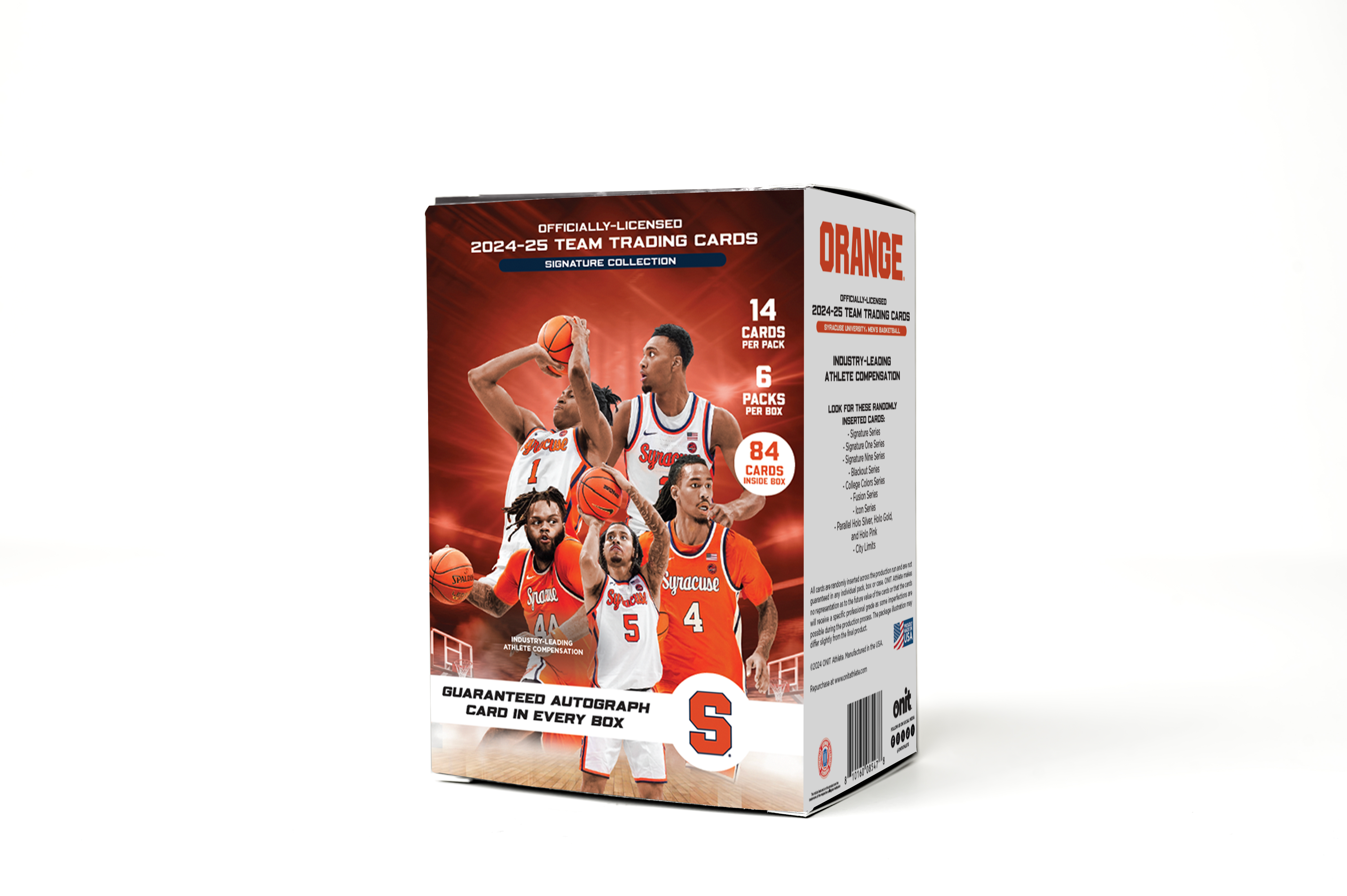 Syracuse University® 2024-2025 Men's Basketball Trading Cards - Platinum Box with Guaranteed Autograph