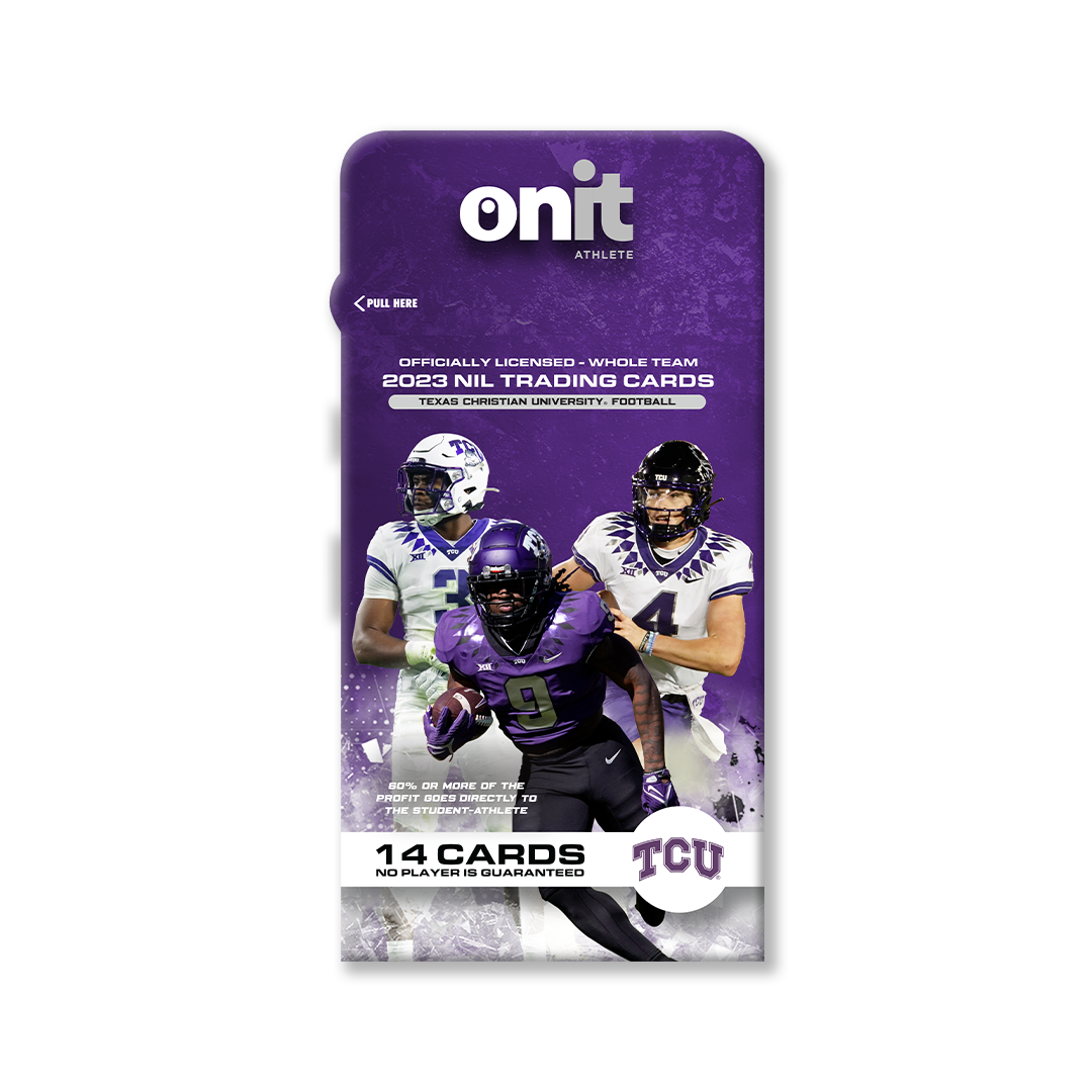 Texas Christian University® NIL Football 2023  Trading Cards - Single Pack