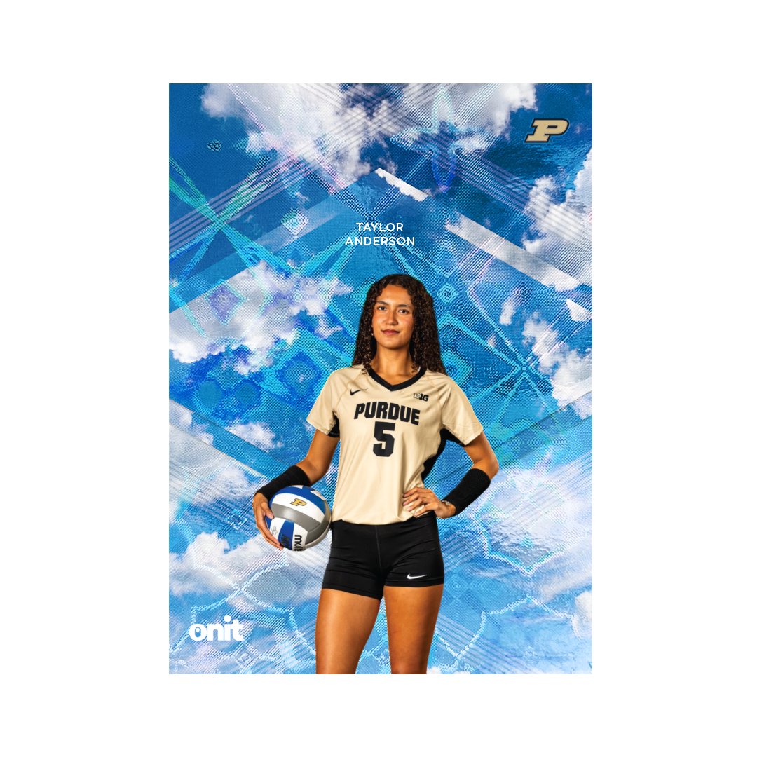 Purdue University Volleyball 2026 Team Trading Cards